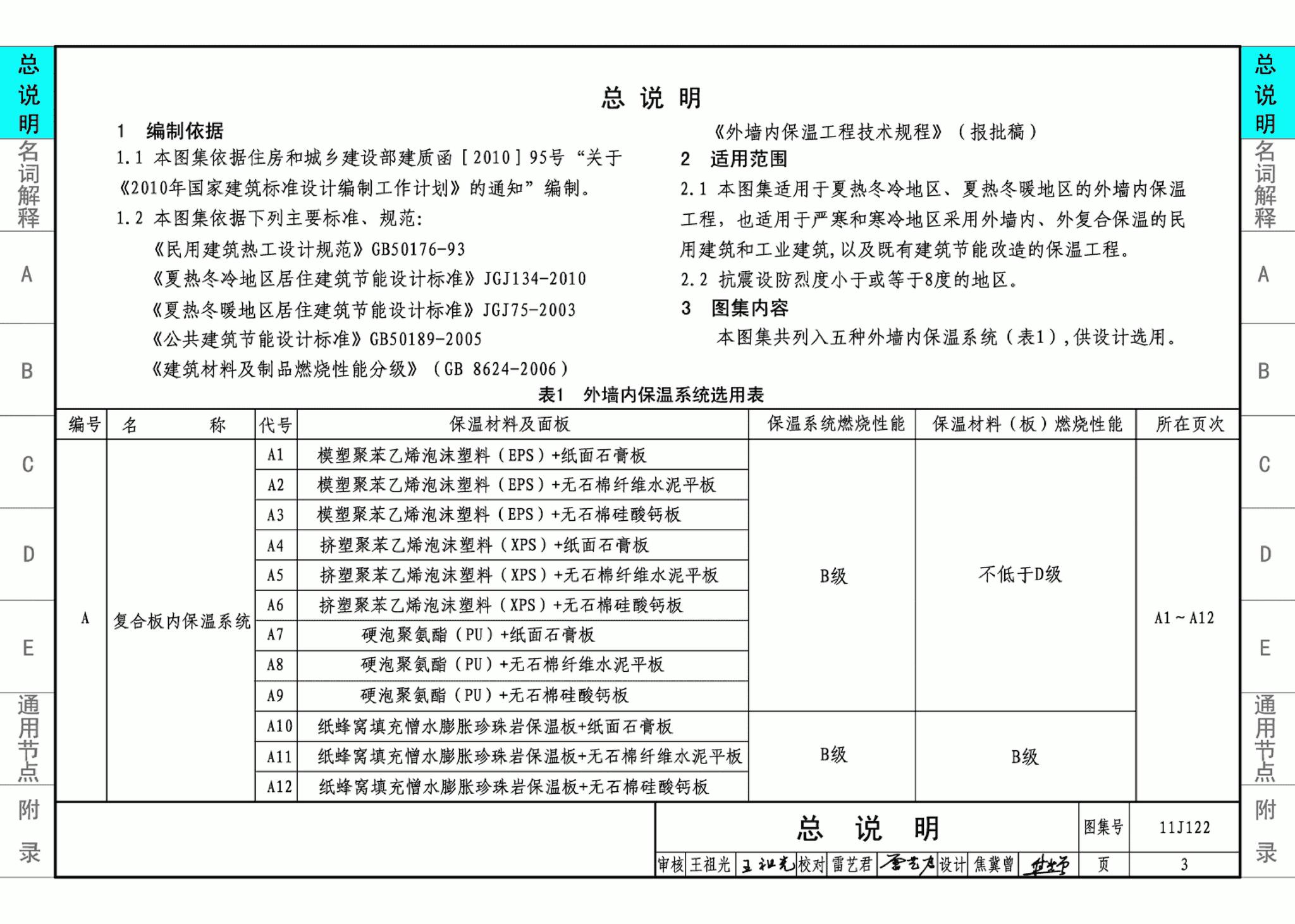 11J122--外墙内保温建筑构造