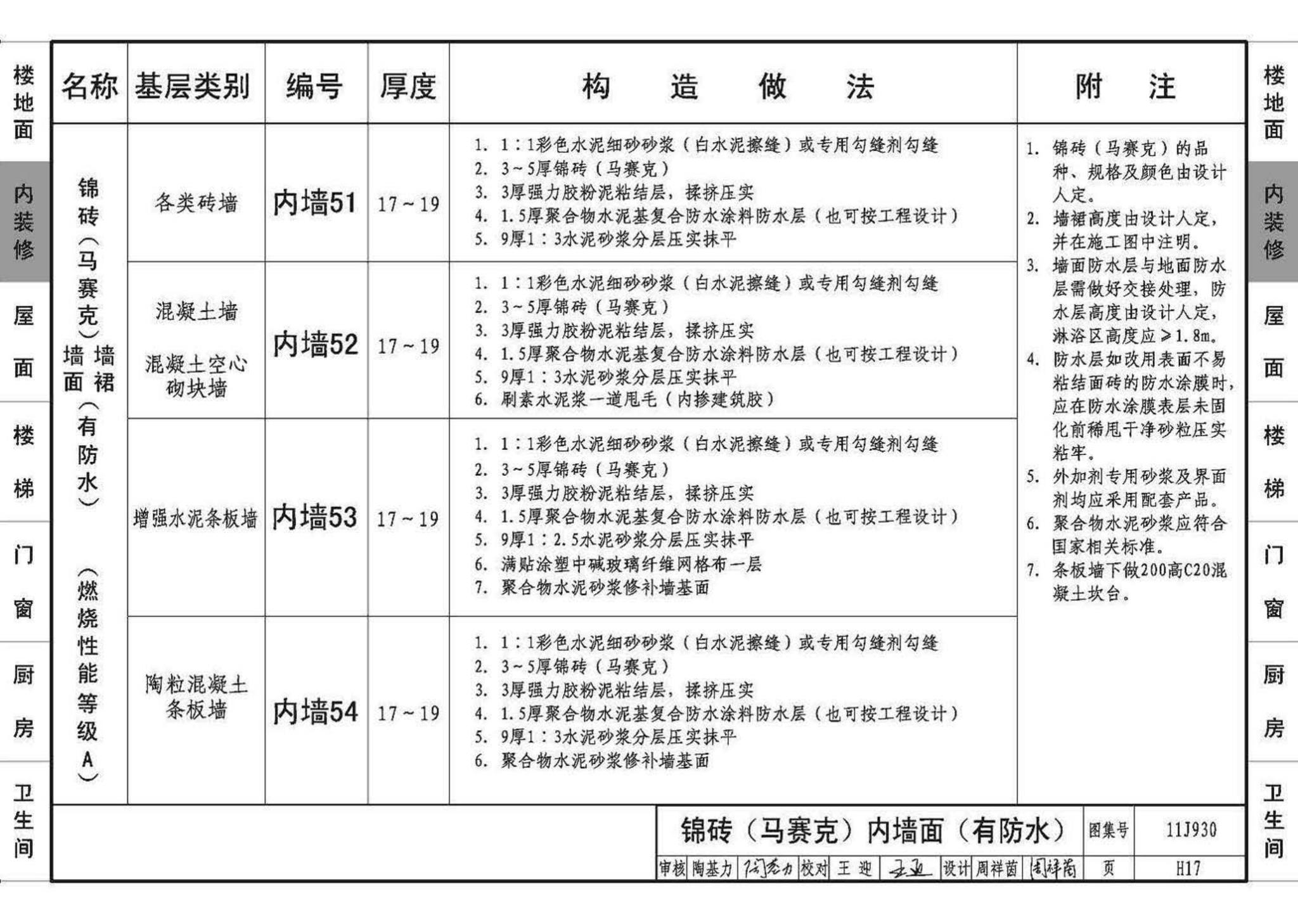 11J930--住宅建筑构造