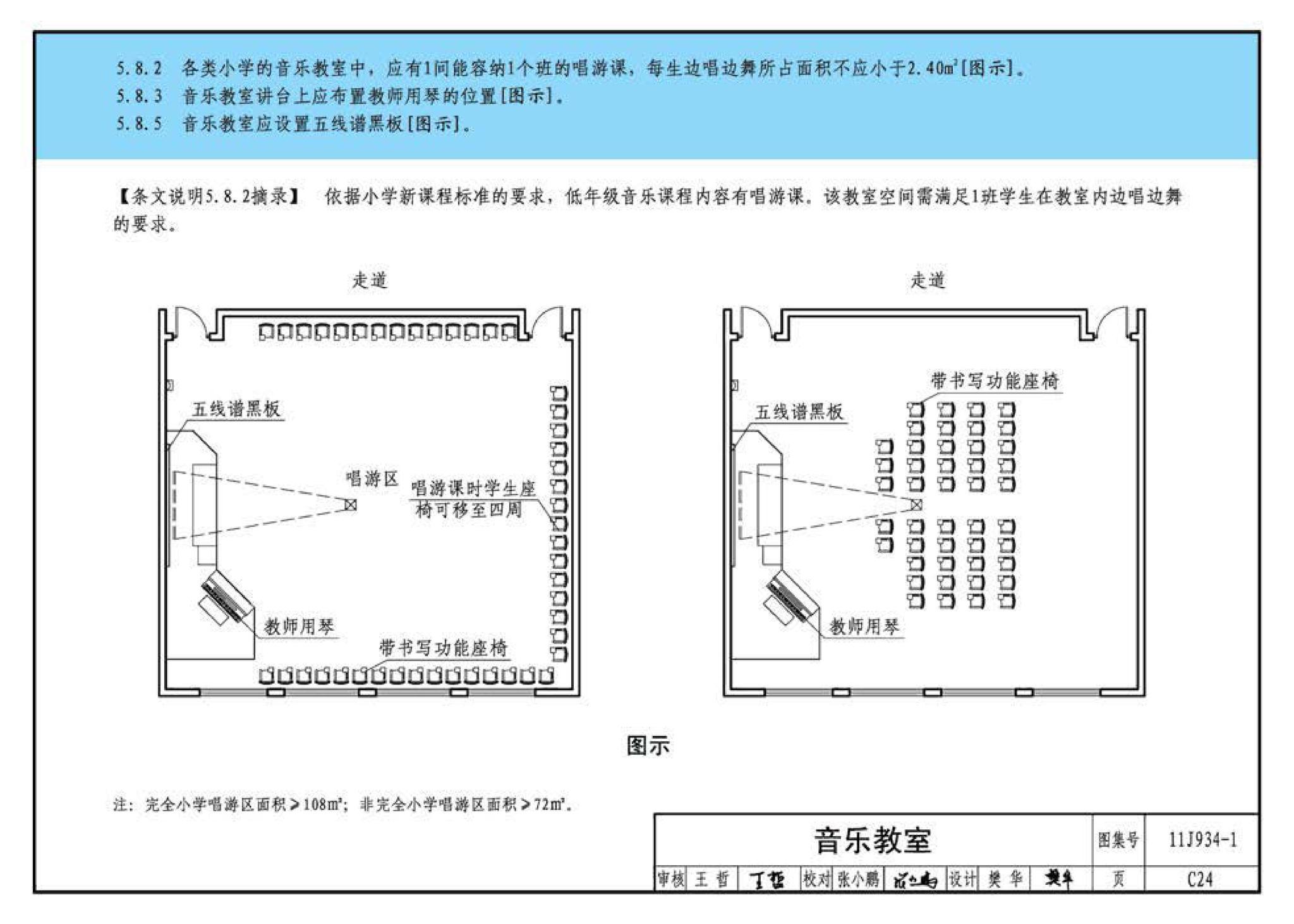 11J934-1--《中小学校设计规范》图示