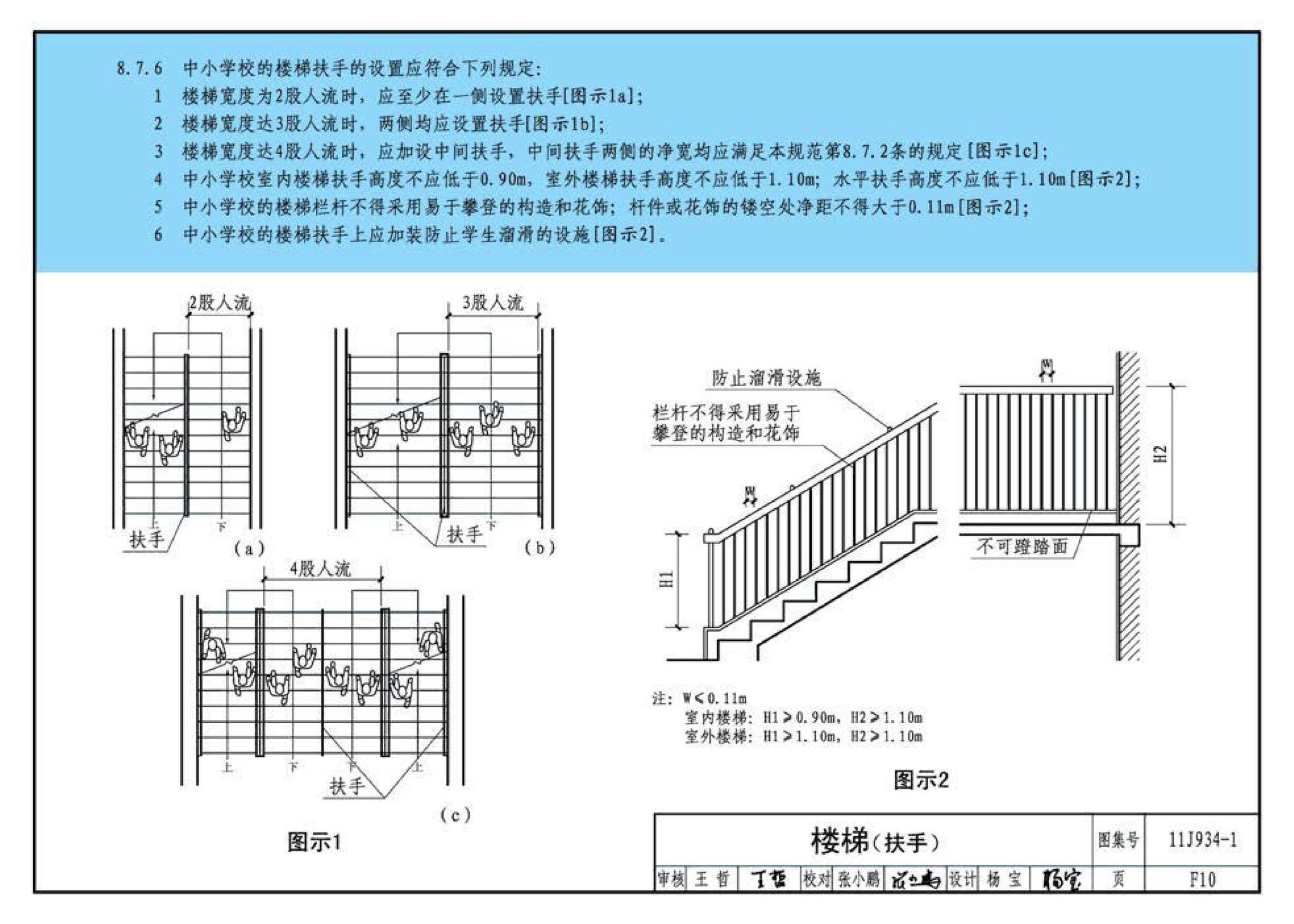 11J934-1--《中小学校设计规范》图示