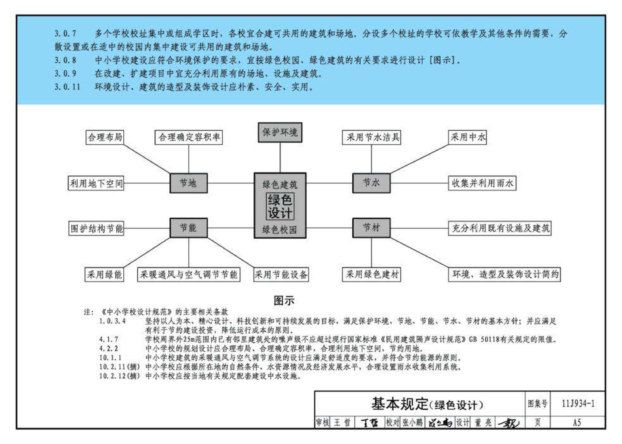 11J934-1--《中小学校设计规范》图示