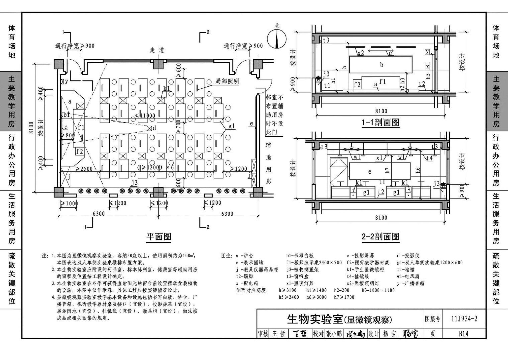 11J934-2--中小学校场地与用房