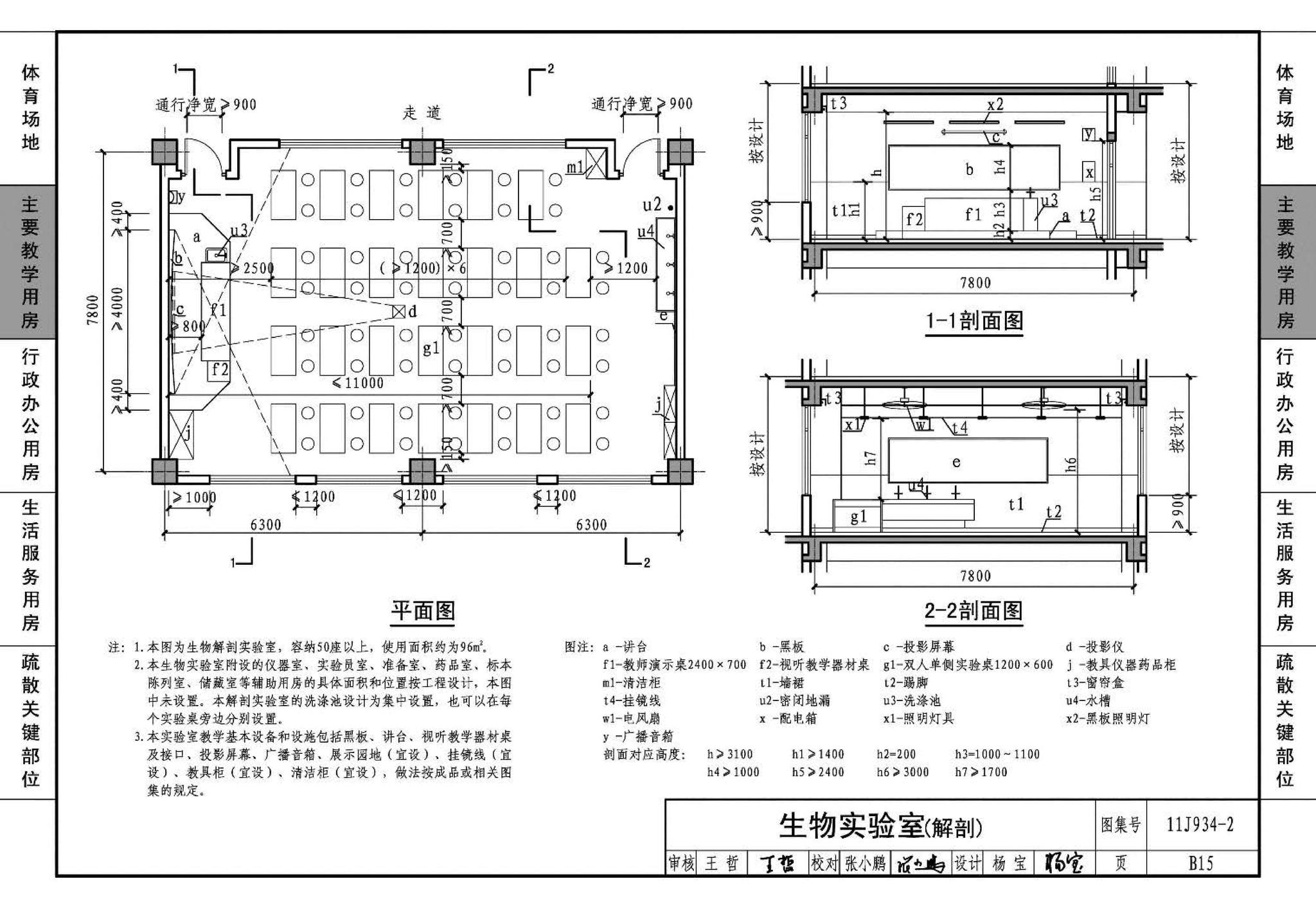 11J934-2--中小学校场地与用房