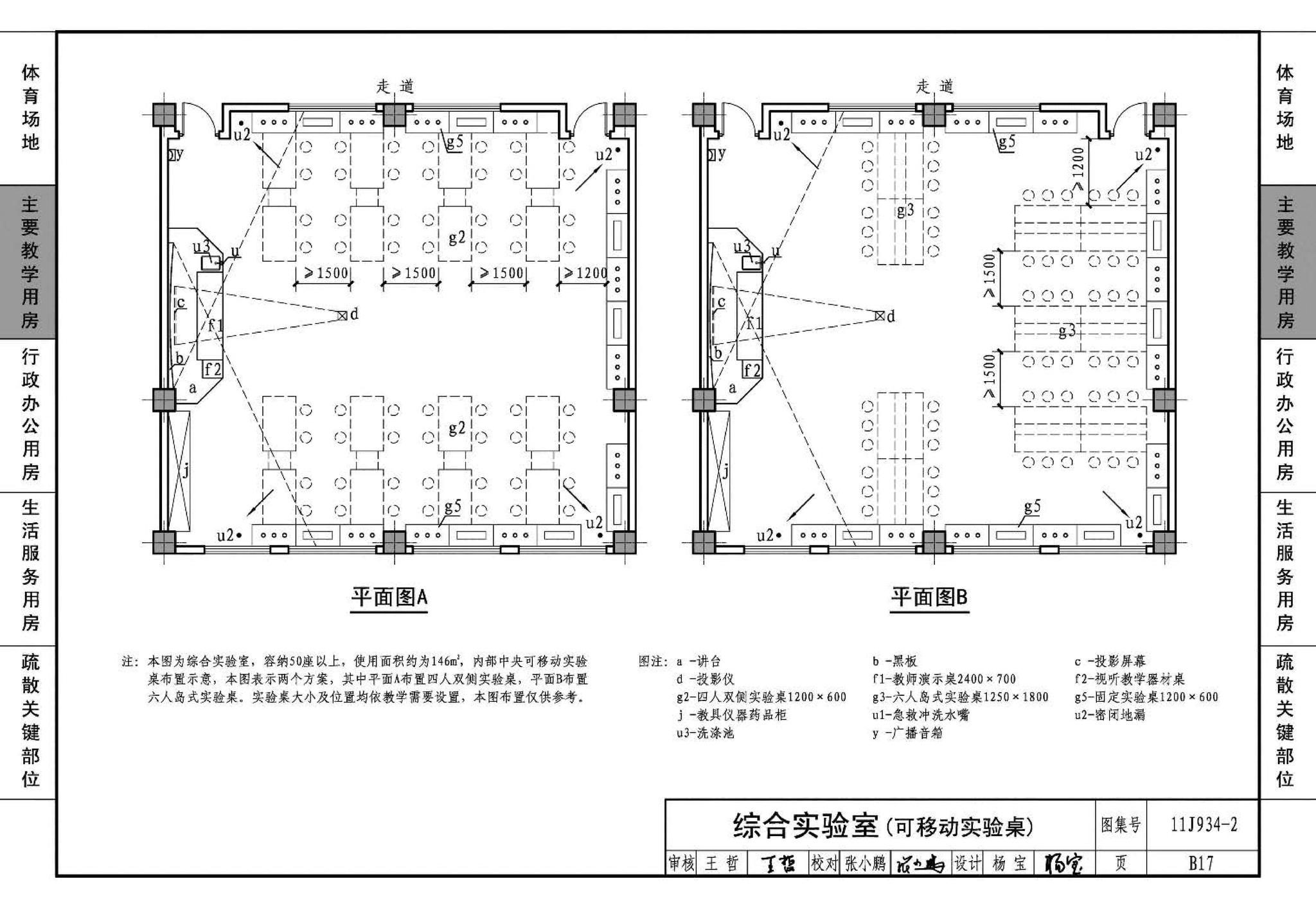 11J934-2--中小学校场地与用房