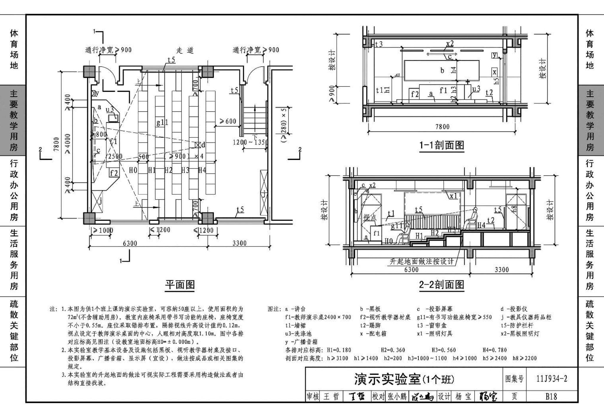 11J934-2--中小学校场地与用房