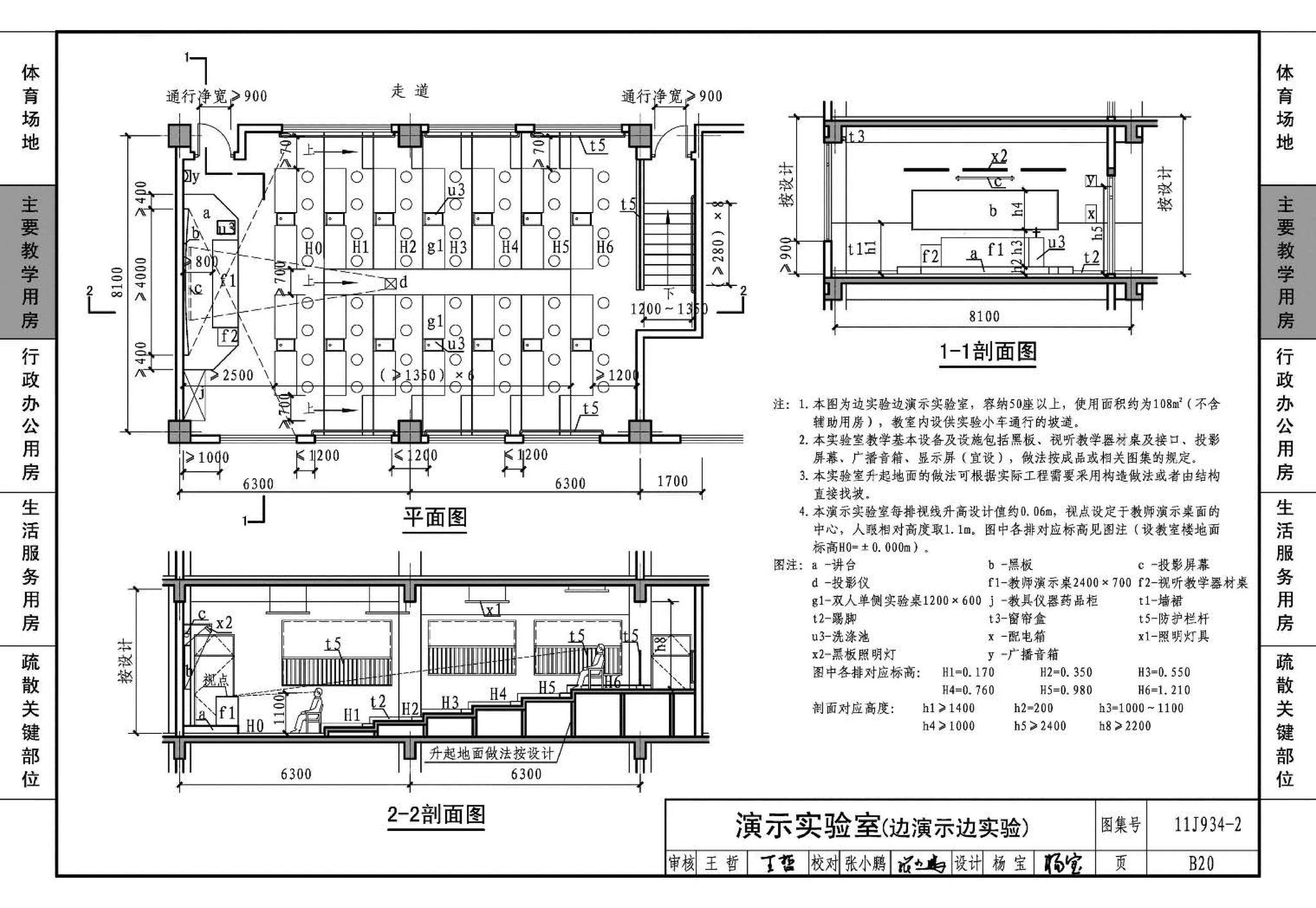 11J934-2--中小学校场地与用房