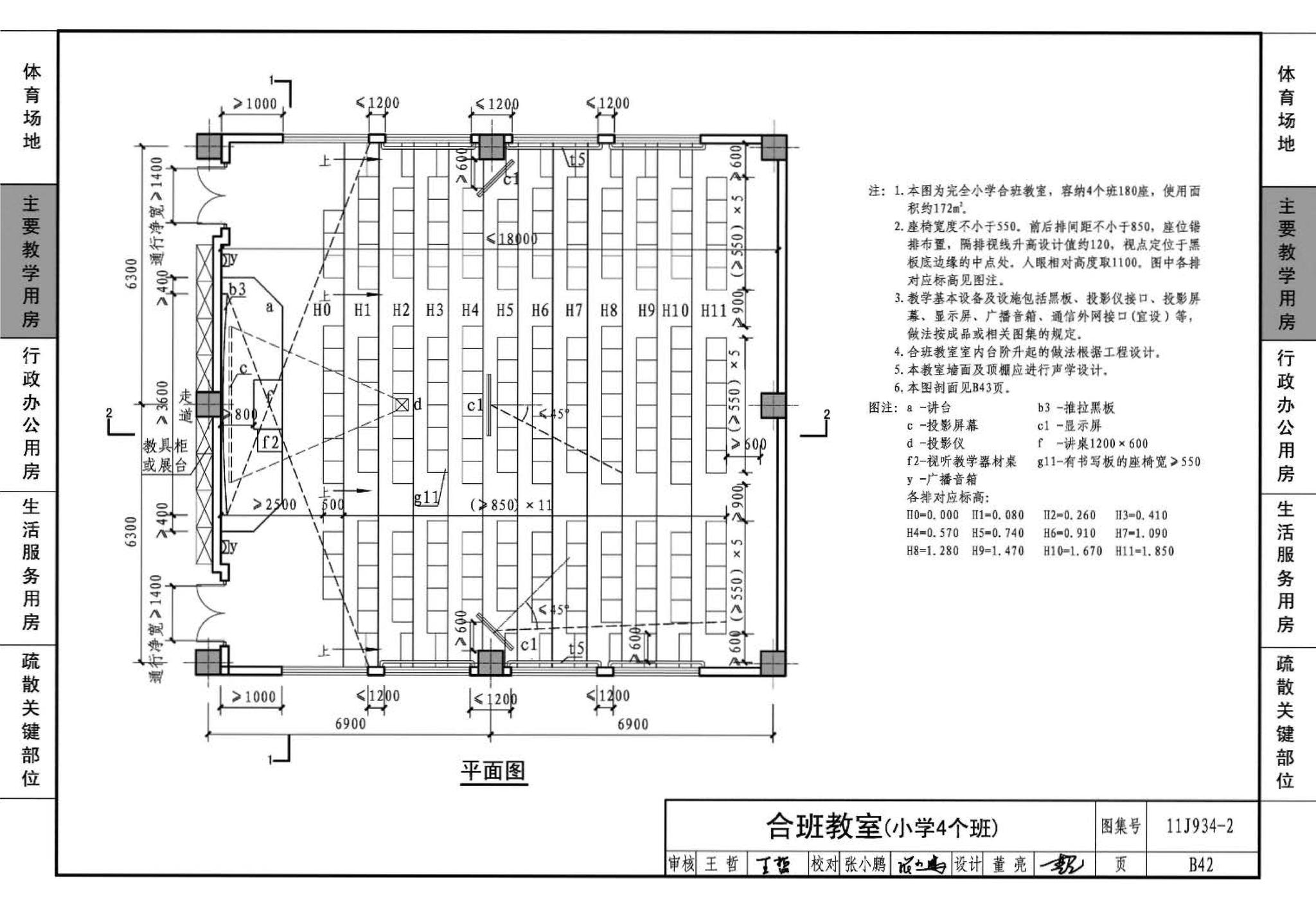 11J934-2--中小学校场地与用房