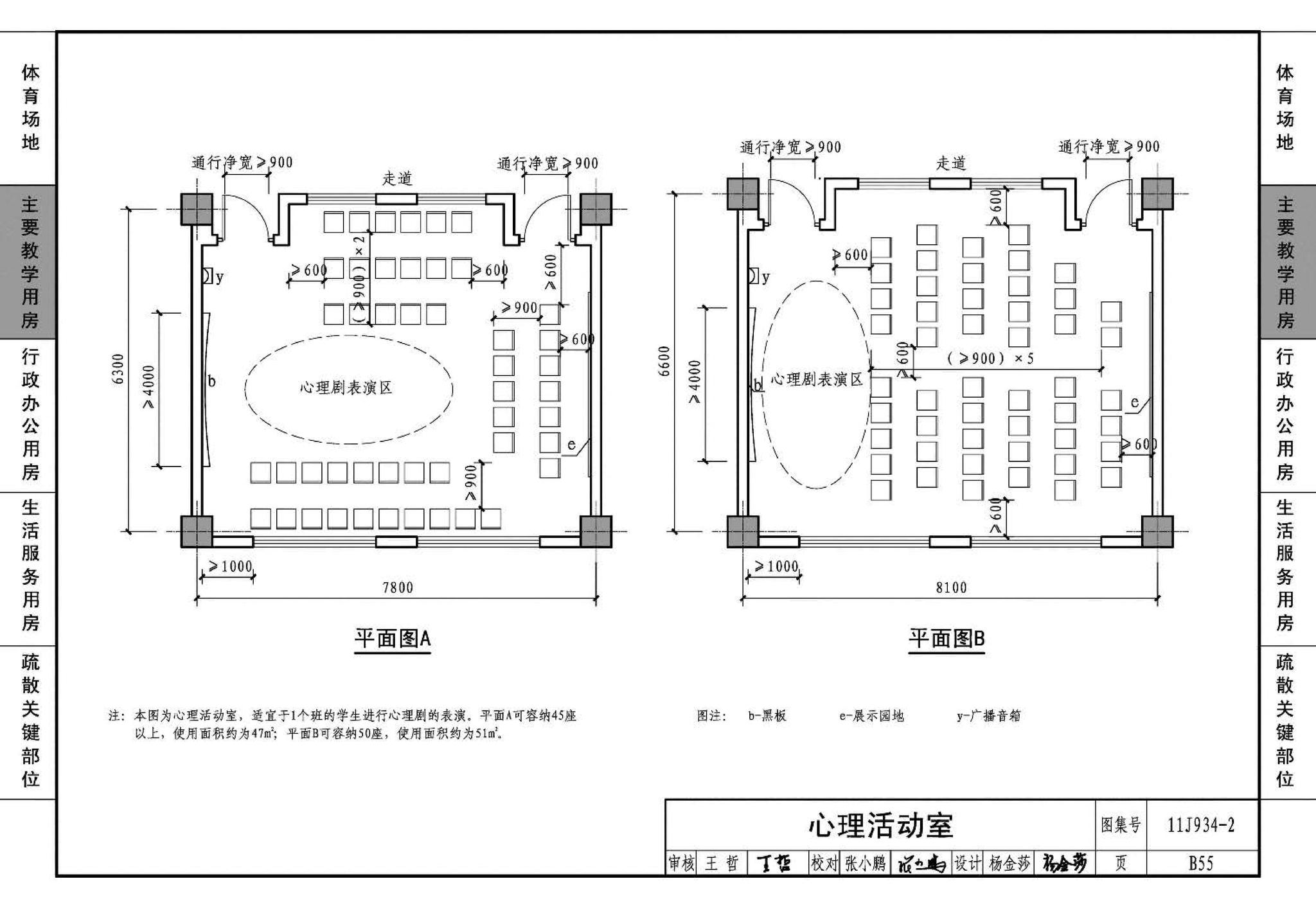 11J934-2--中小学校场地与用房