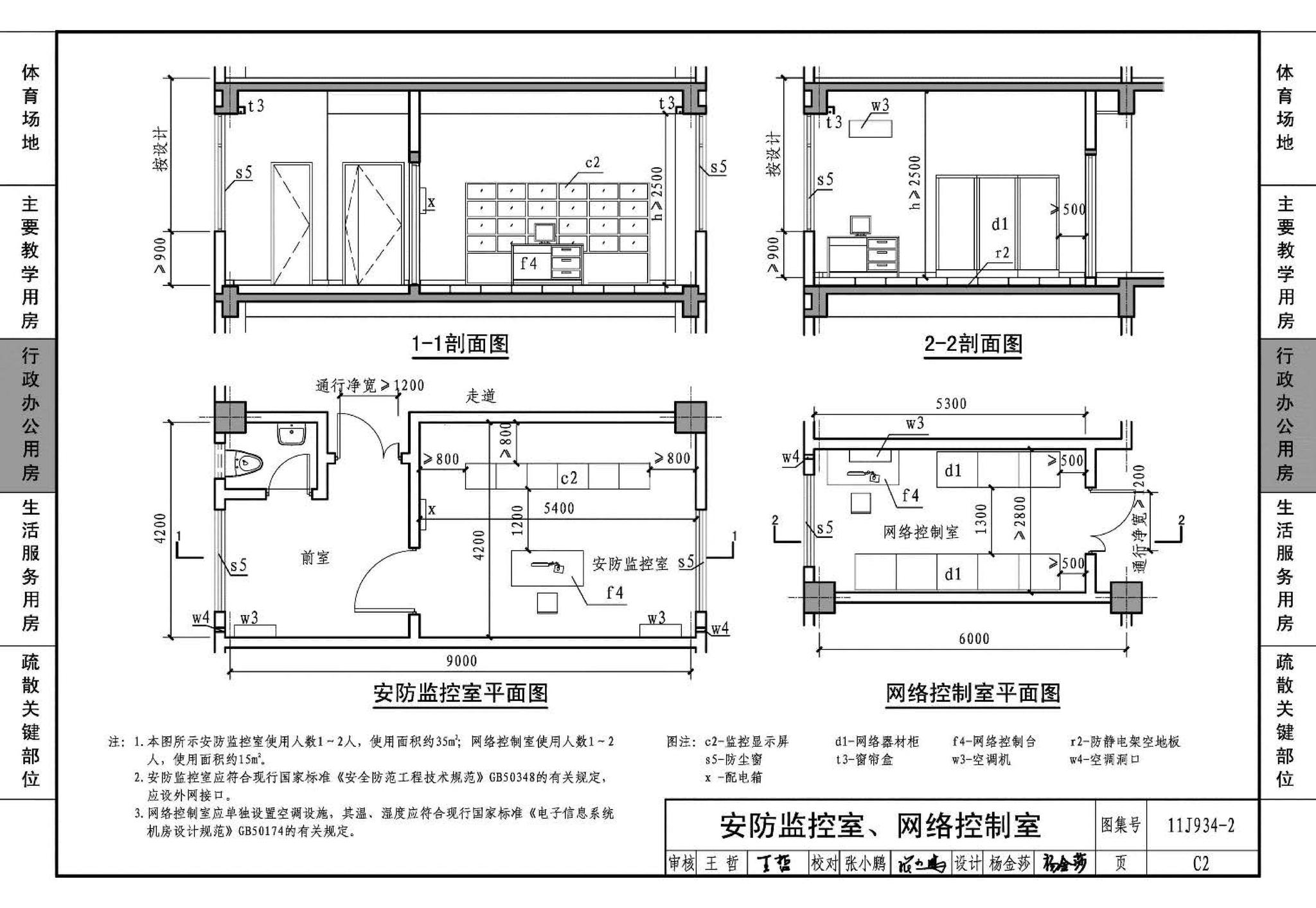 11J934-2--中小学校场地与用房