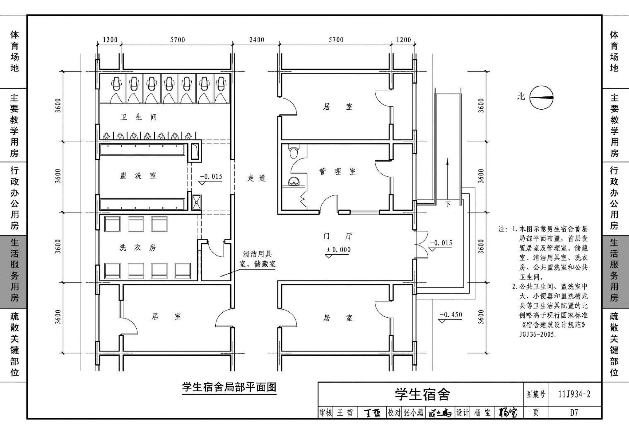 11J934-2--中小学校场地与用房