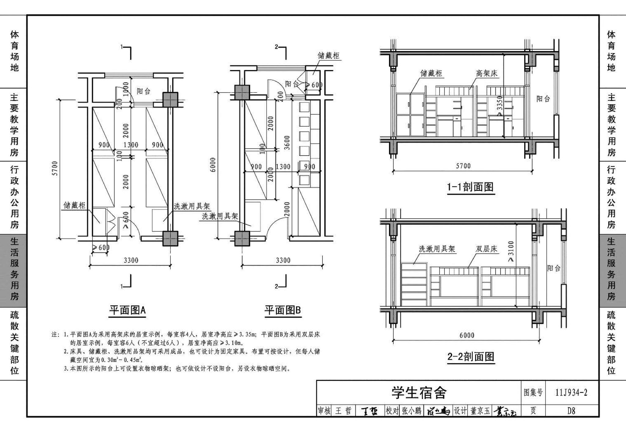 11J934-2--中小学校场地与用房