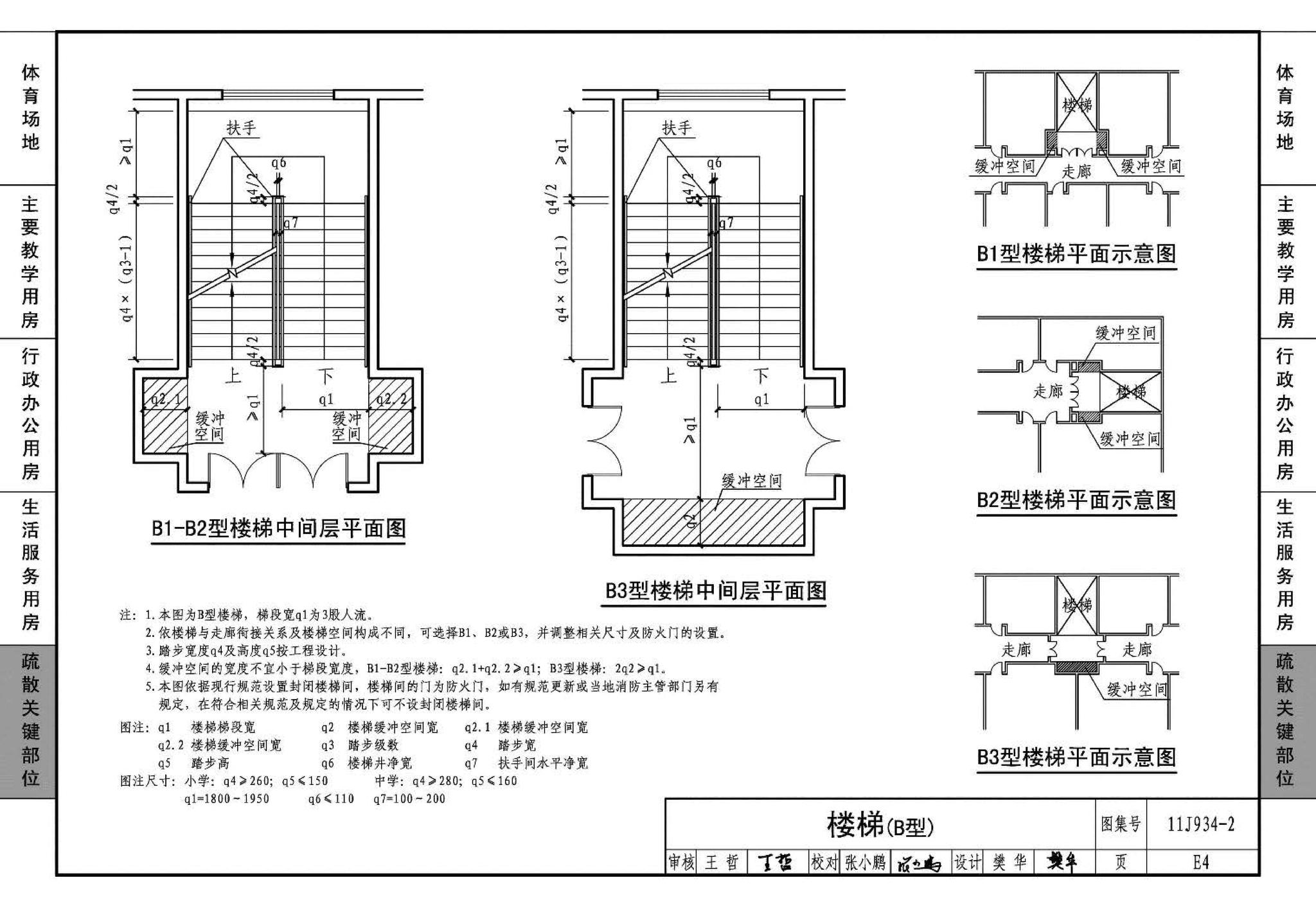 11J934-2--中小学校场地与用房