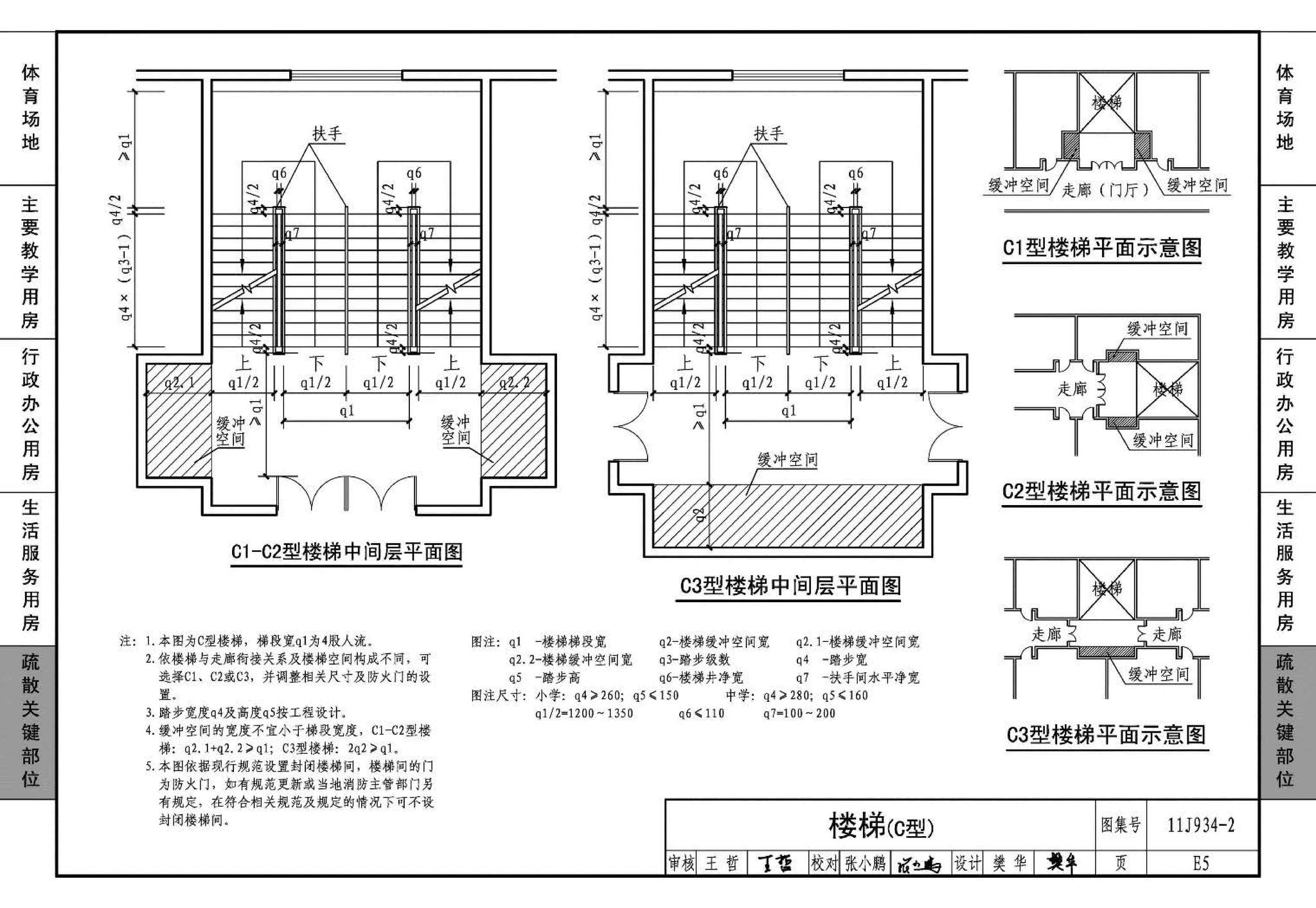 11J934-2--中小学校场地与用房