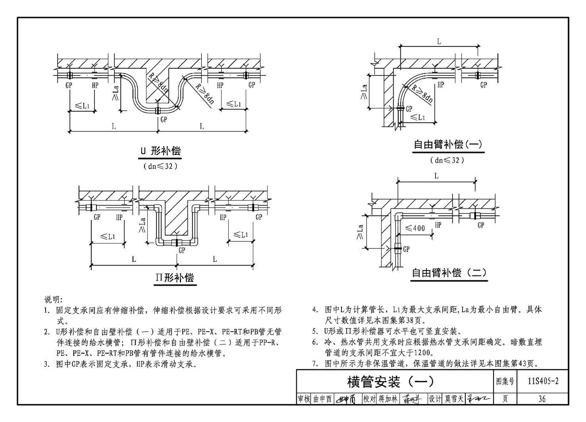 11S405-1～4--建筑给水塑料管道安装