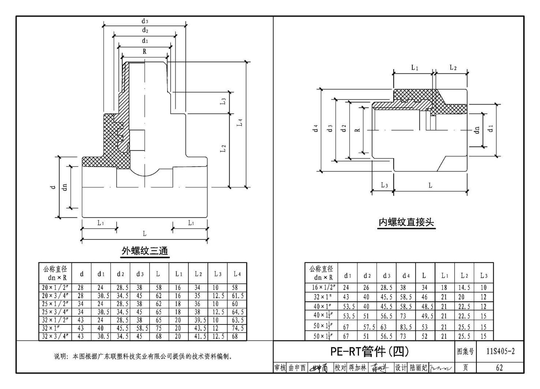 11S405-1～4--建筑给水塑料管道安装