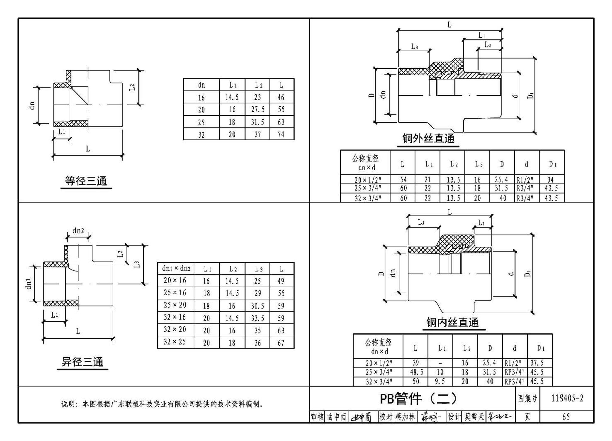 11S405-1～4--建筑给水塑料管道安装