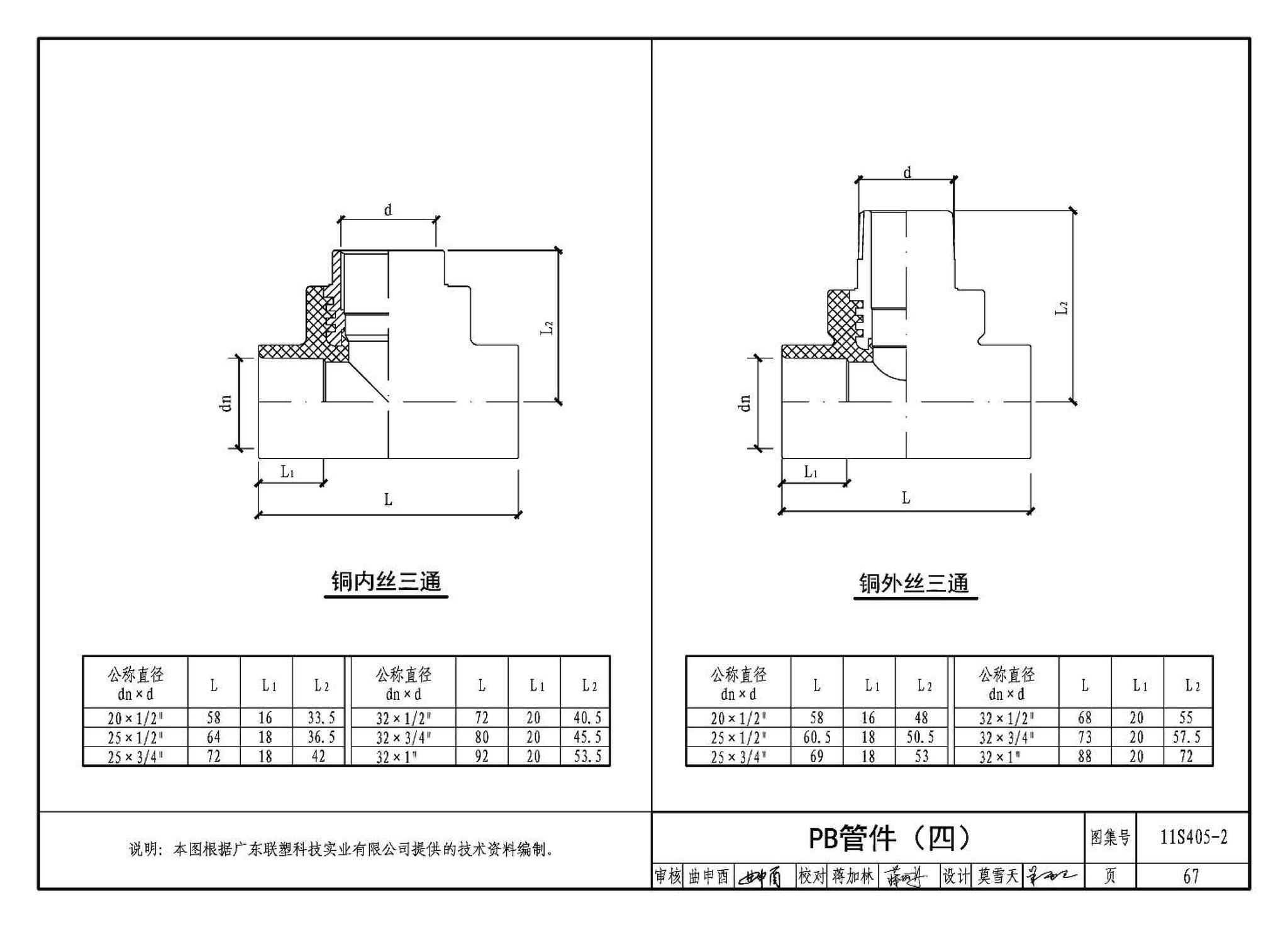 11S405-1～4--建筑给水塑料管道安装