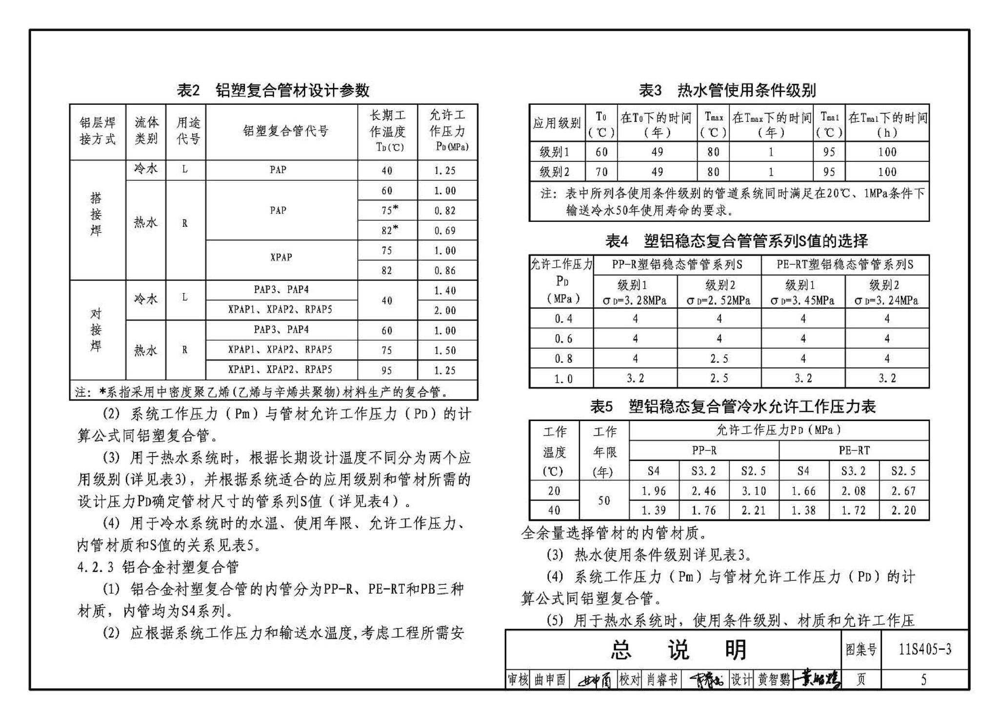 11S405-1～4--建筑给水塑料管道安装