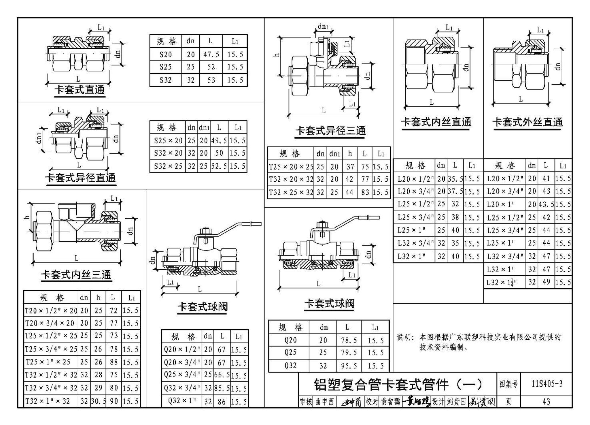 11S405-1～4--建筑给水塑料管道安装