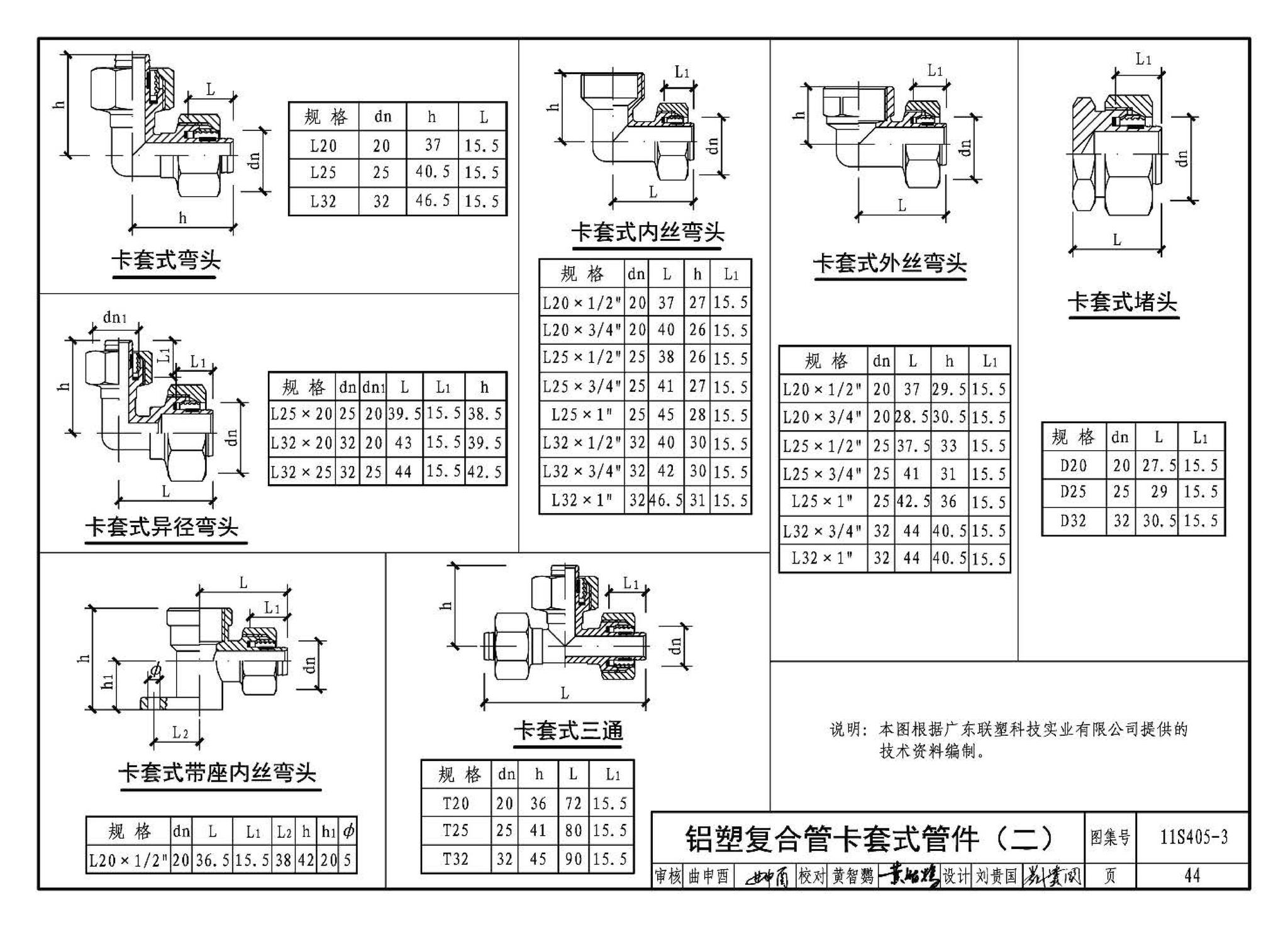 11S405-1～4--建筑给水塑料管道安装