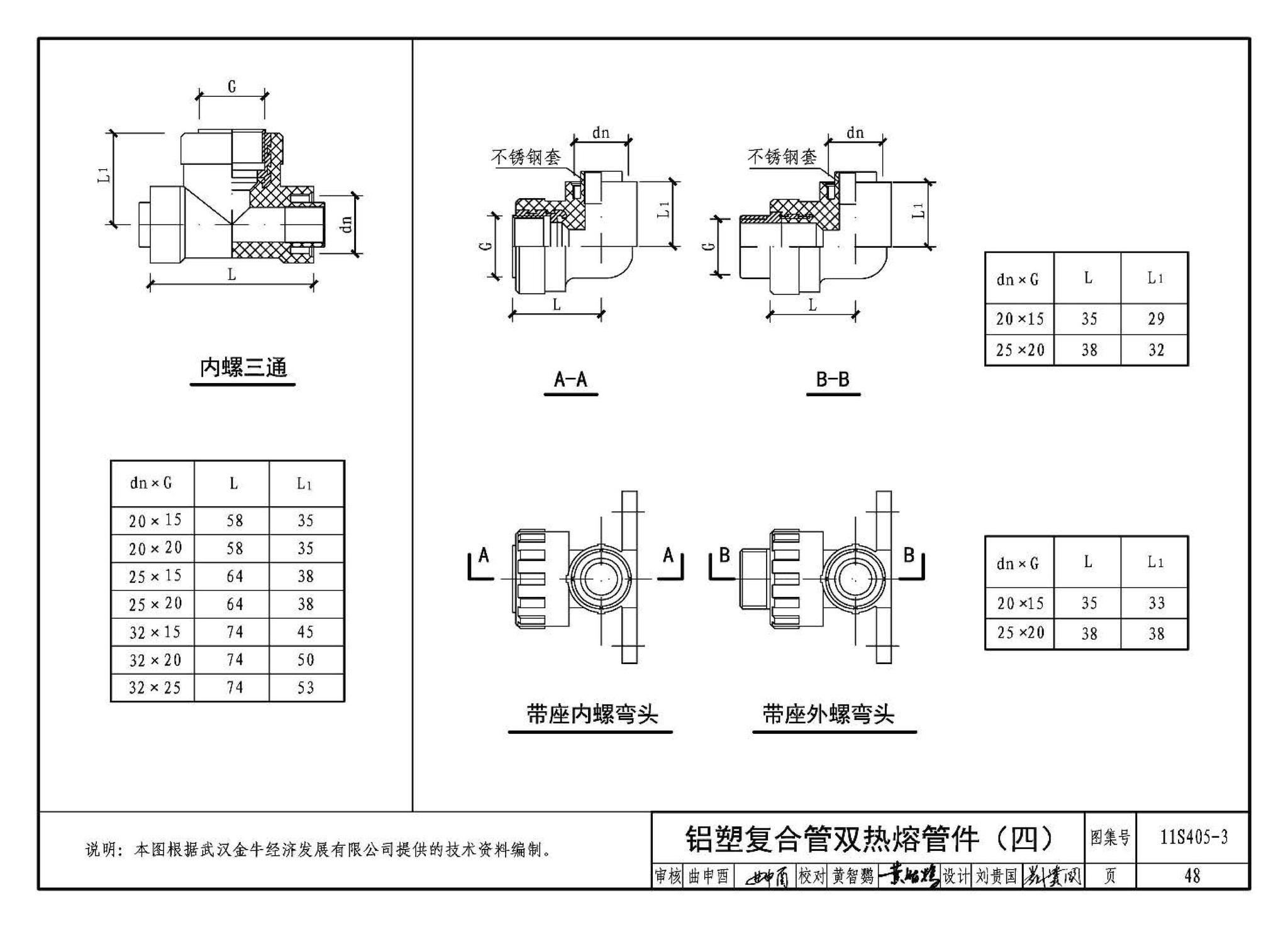 11S405-1～4--建筑给水塑料管道安装