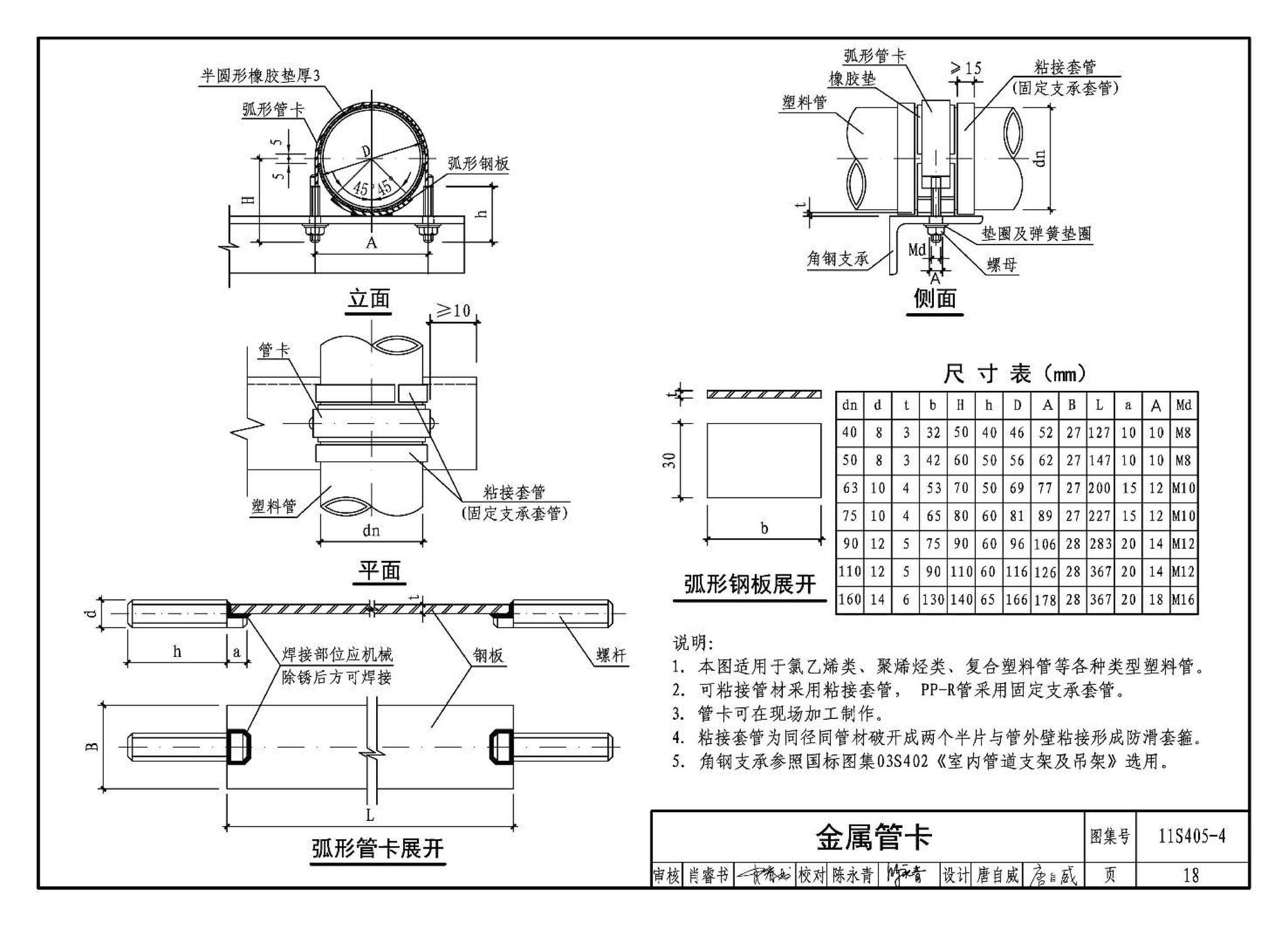 11S405-1～4--建筑给水塑料管道安装