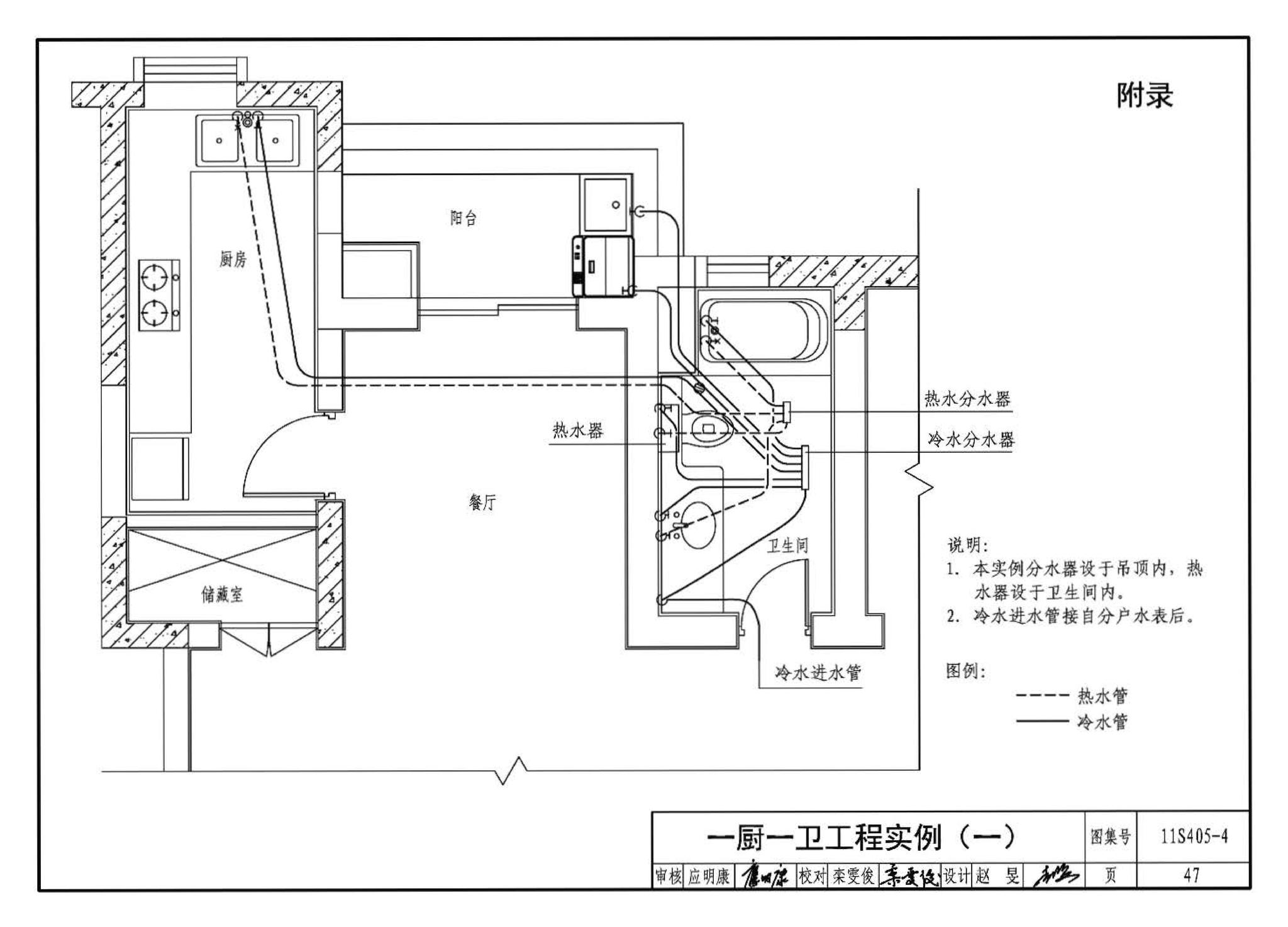 11S405-1～4--建筑给水塑料管道安装