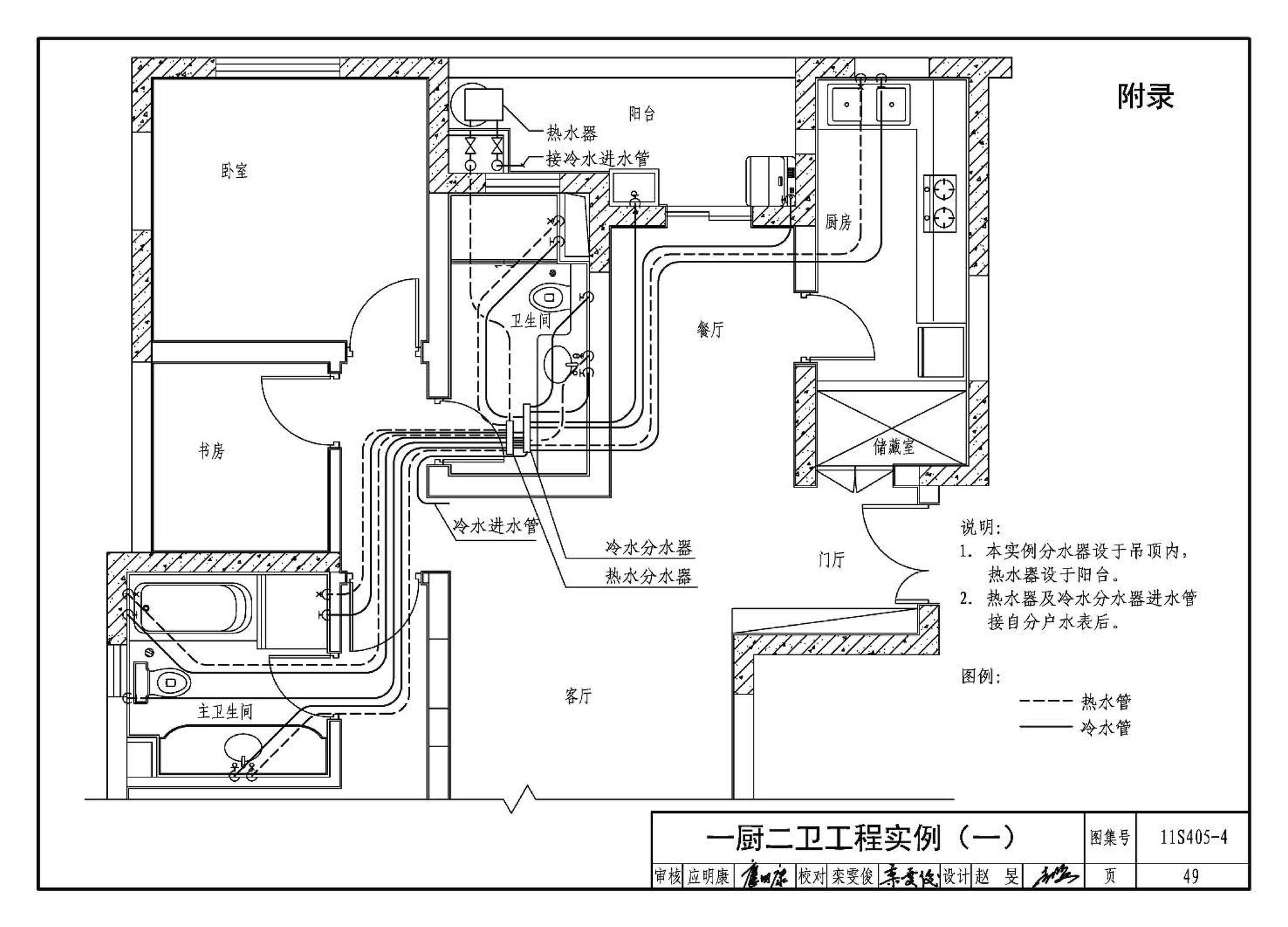 11S405-1～4--建筑给水塑料管道安装