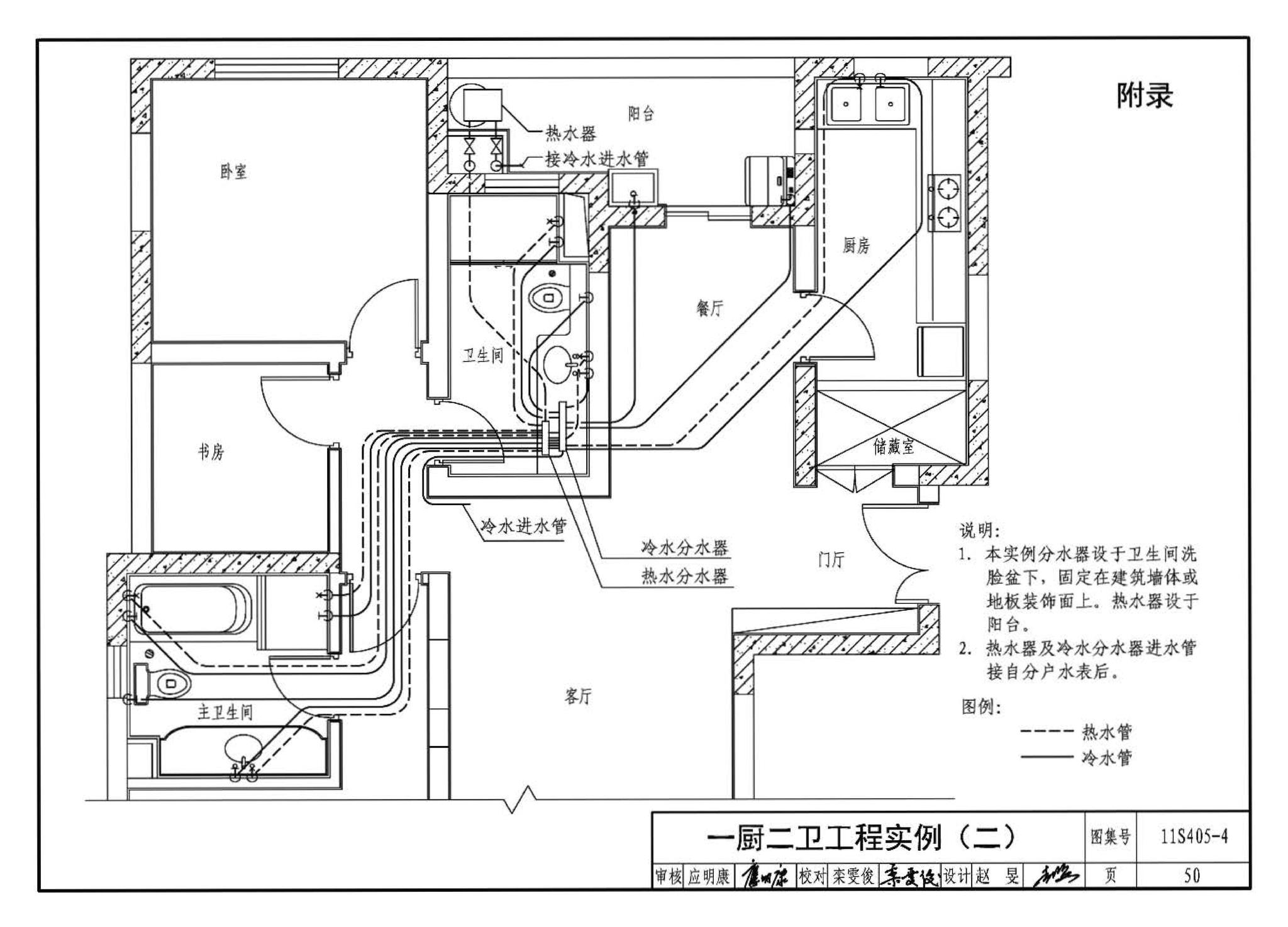 11S405-1～4--建筑给水塑料管道安装