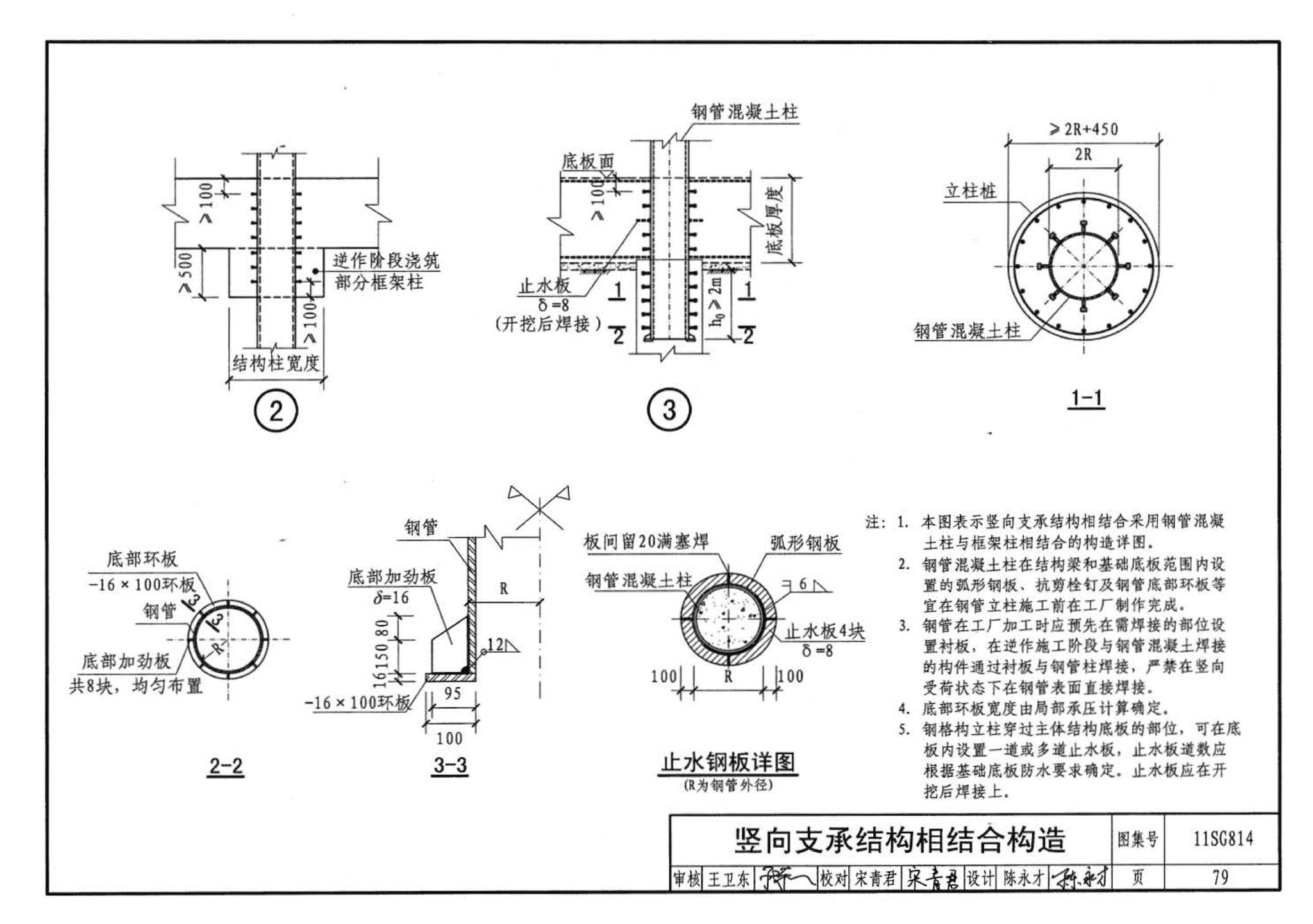 11SG814--建筑基坑支护结构构造