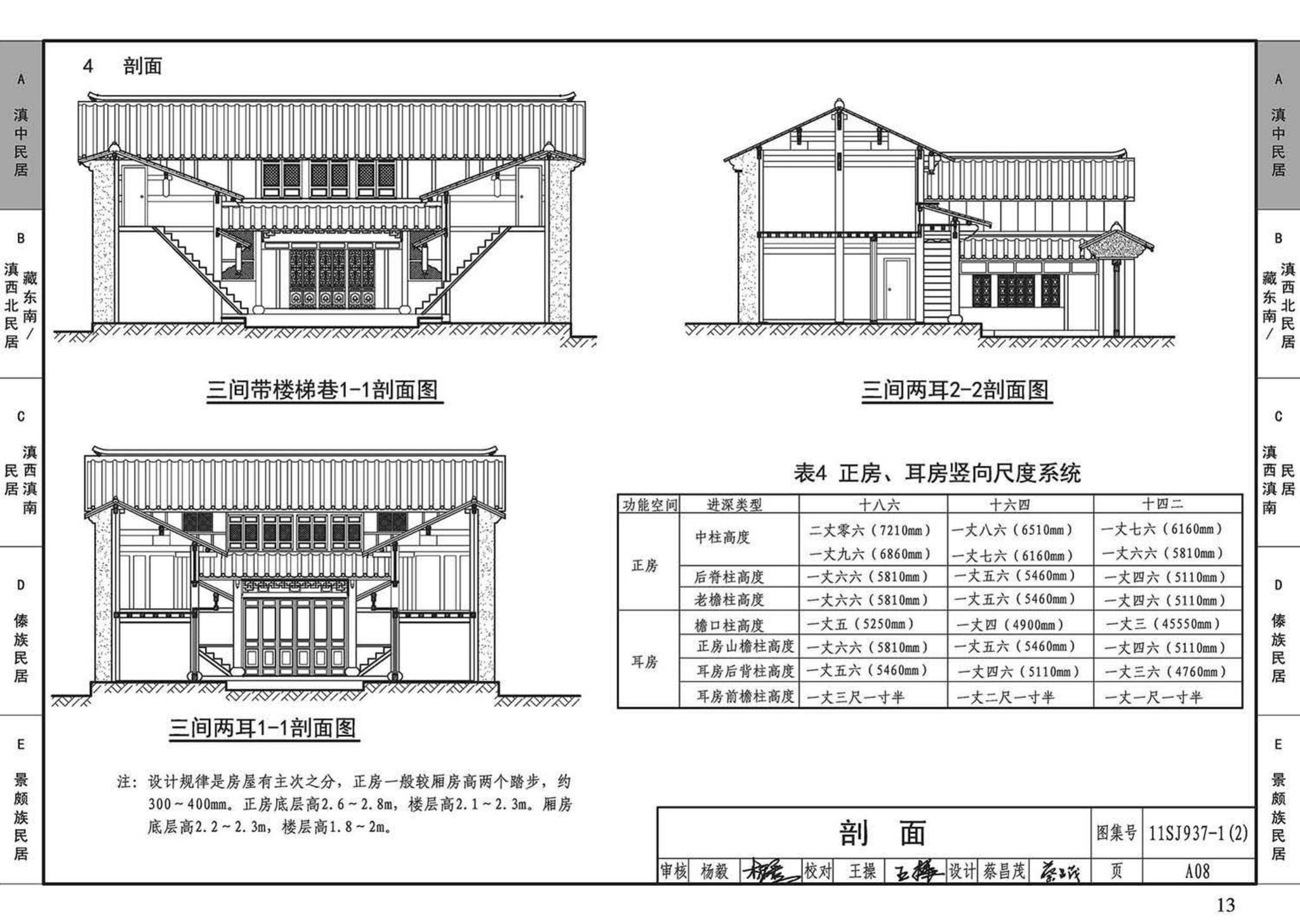 11SJ937-1（2）--不同地域特色传统村镇住宅图集（中）