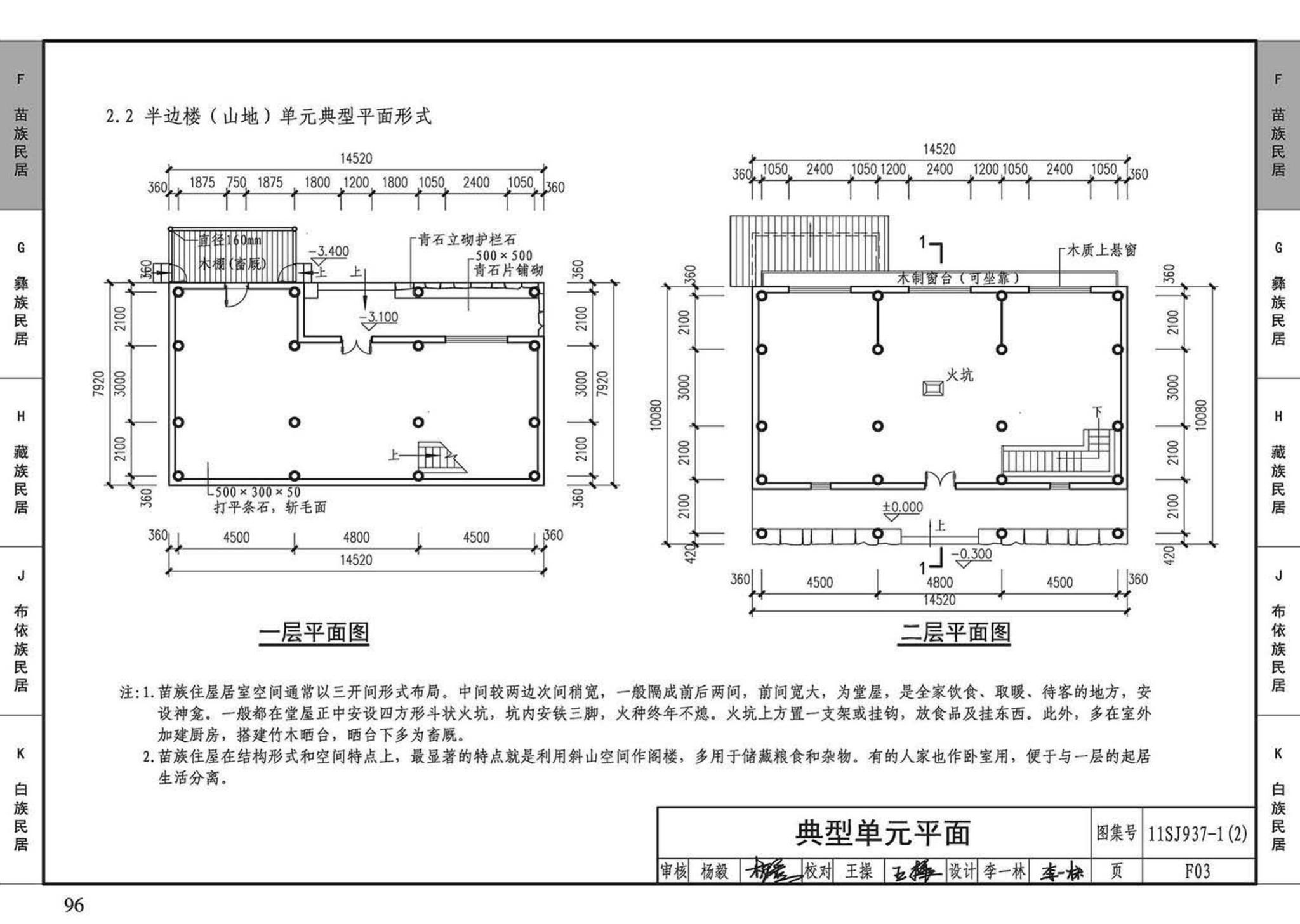 11SJ937-1（2）--不同地域特色传统村镇住宅图集（中）