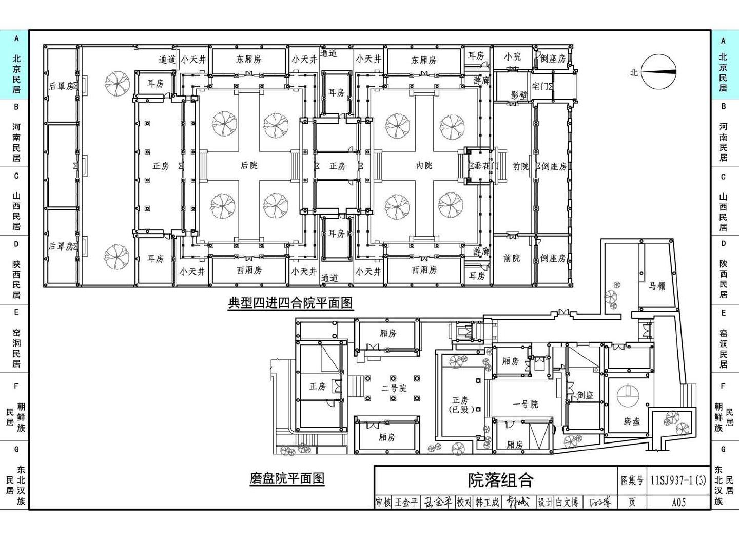 11SJ937-1（3）--不同地域特色传统村镇住宅图集（下）