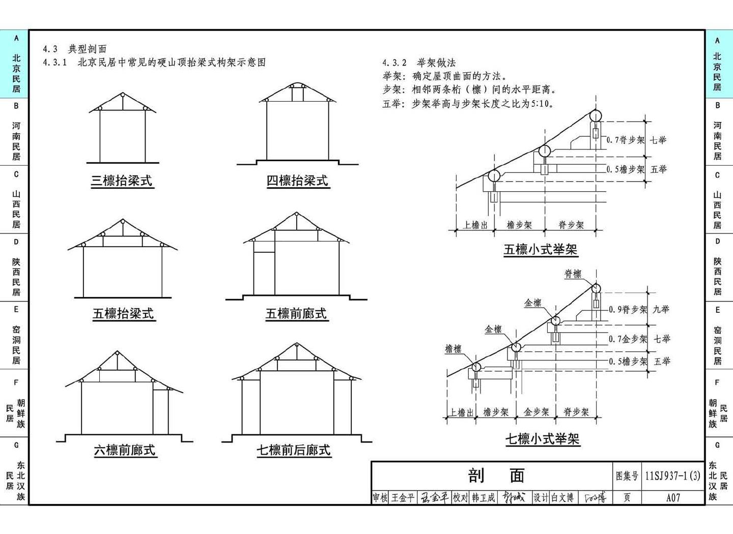 11SJ937-1（3）--不同地域特色传统村镇住宅图集（下）