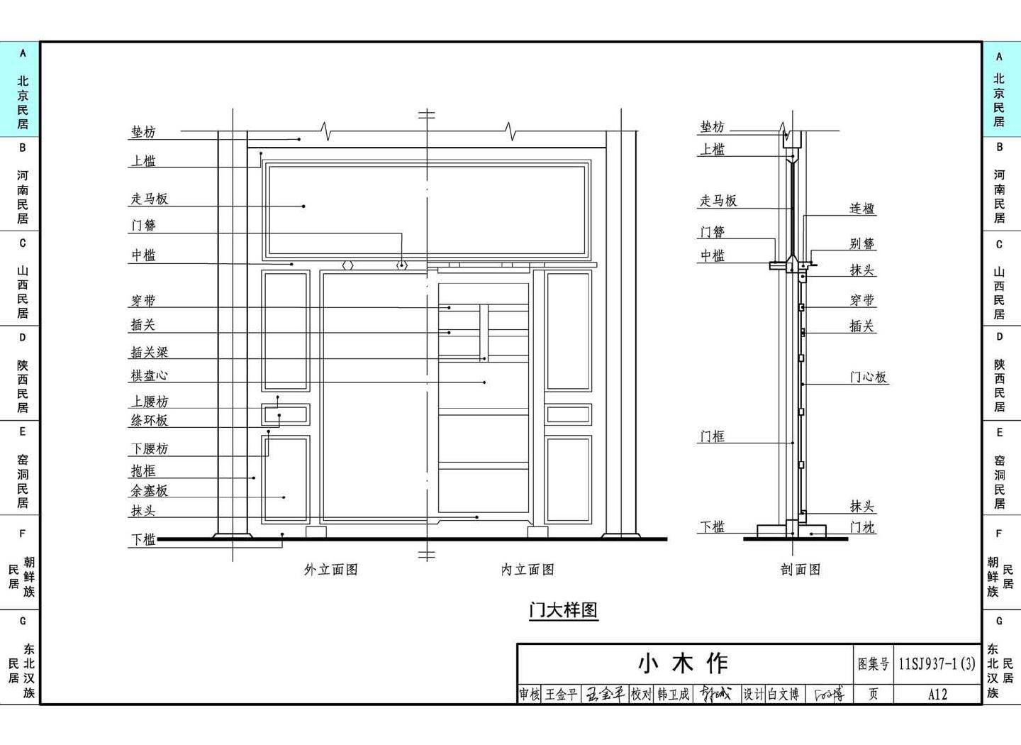 11SJ937-1（3）--不同地域特色传统村镇住宅图集（下）