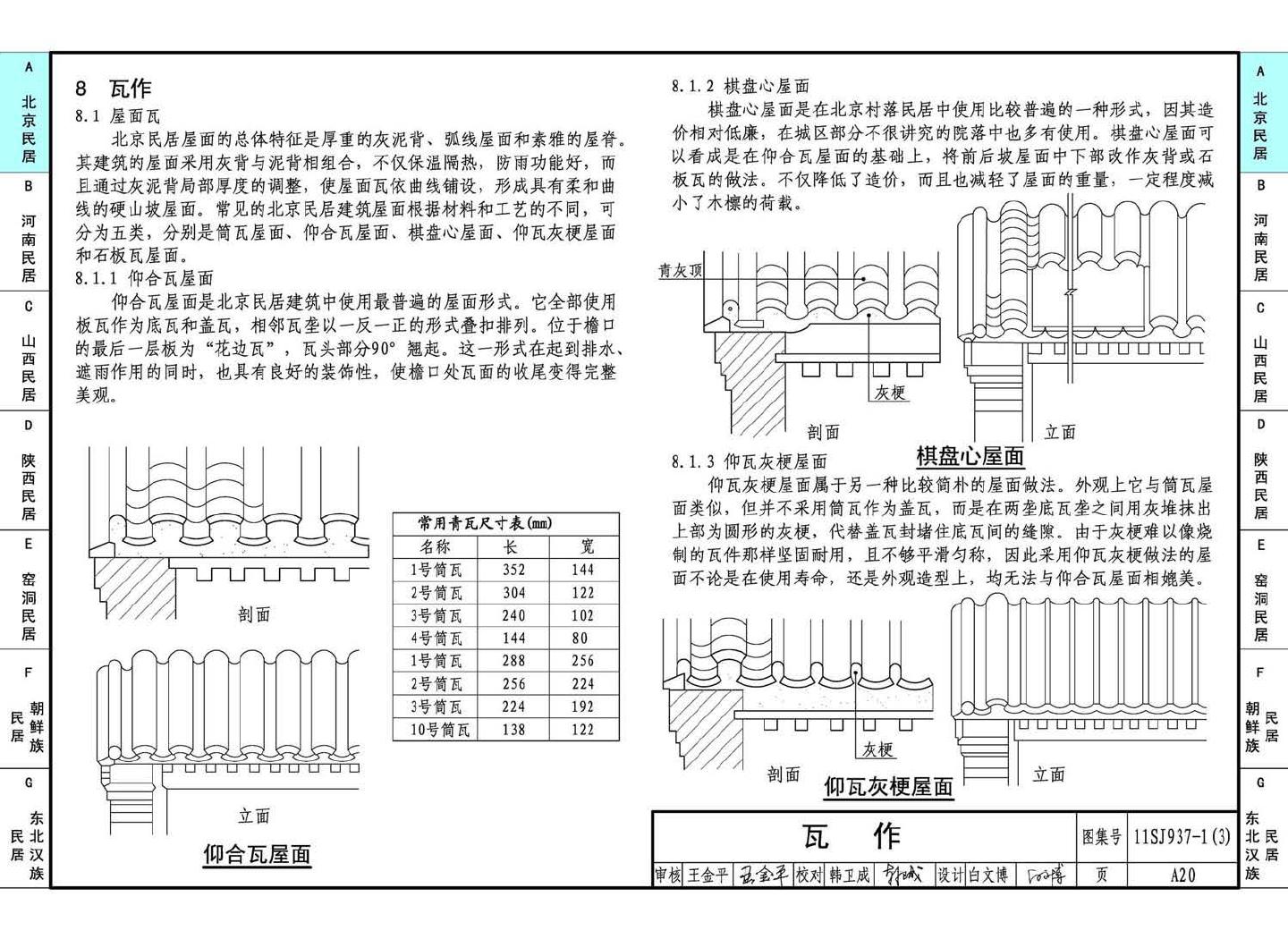 11SJ937-1（3）--不同地域特色传统村镇住宅图集（下）