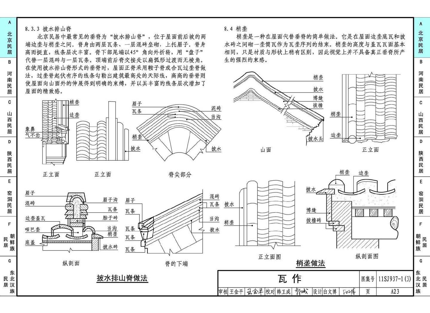 11SJ937-1（3）--不同地域特色传统村镇住宅图集（下）