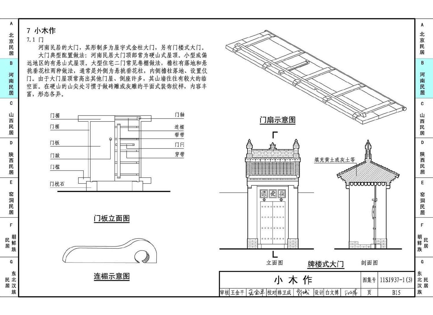 11SJ937-1（3）--不同地域特色传统村镇住宅图集（下）