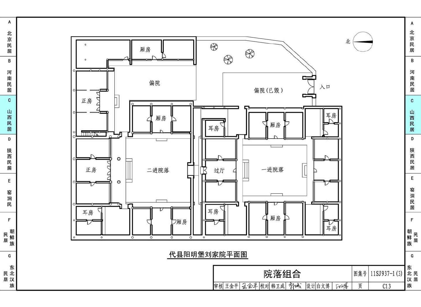 11SJ937-1（3）--不同地域特色传统村镇住宅图集（下）