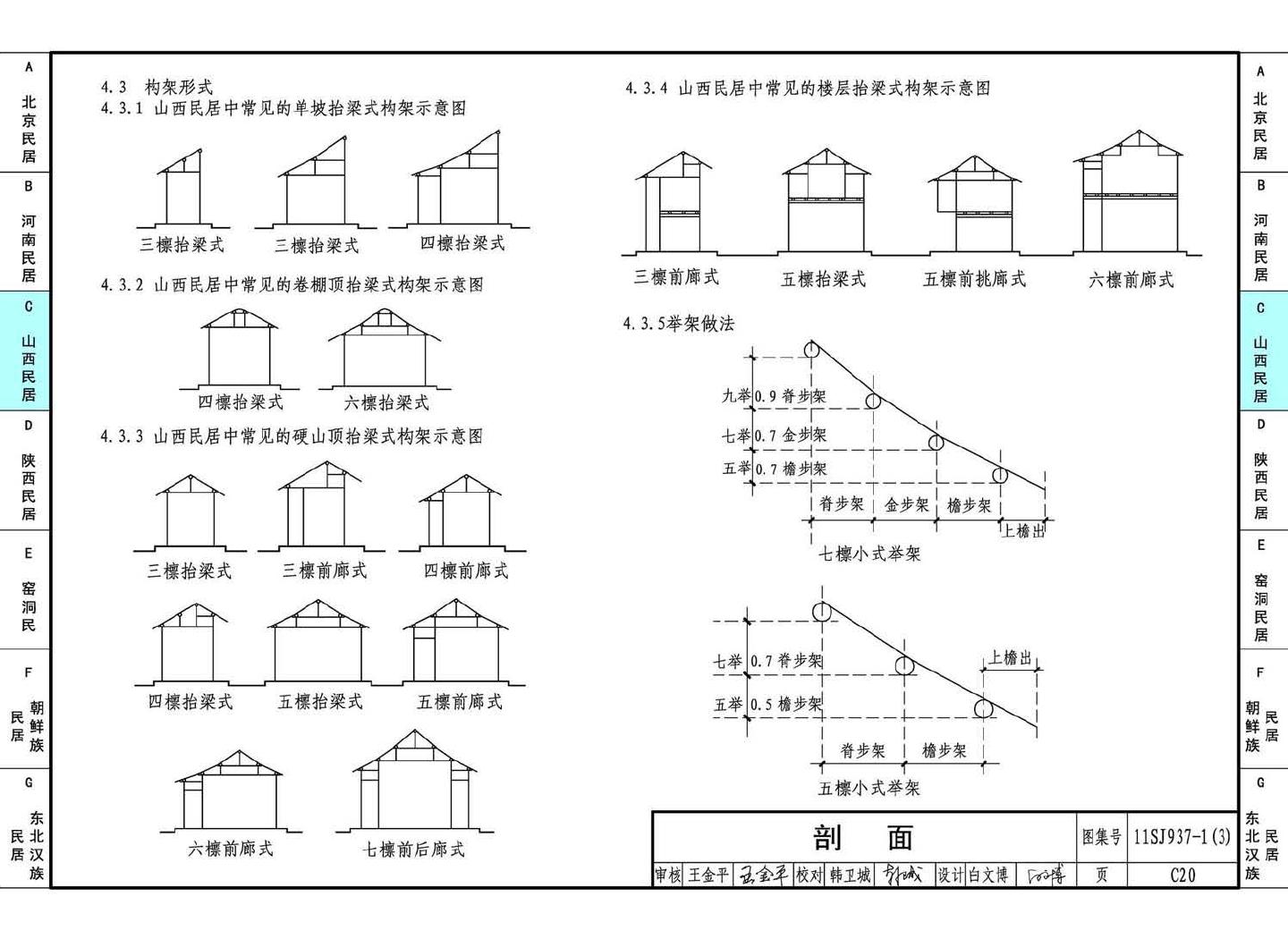 11SJ937-1（3）--不同地域特色传统村镇住宅图集（下）