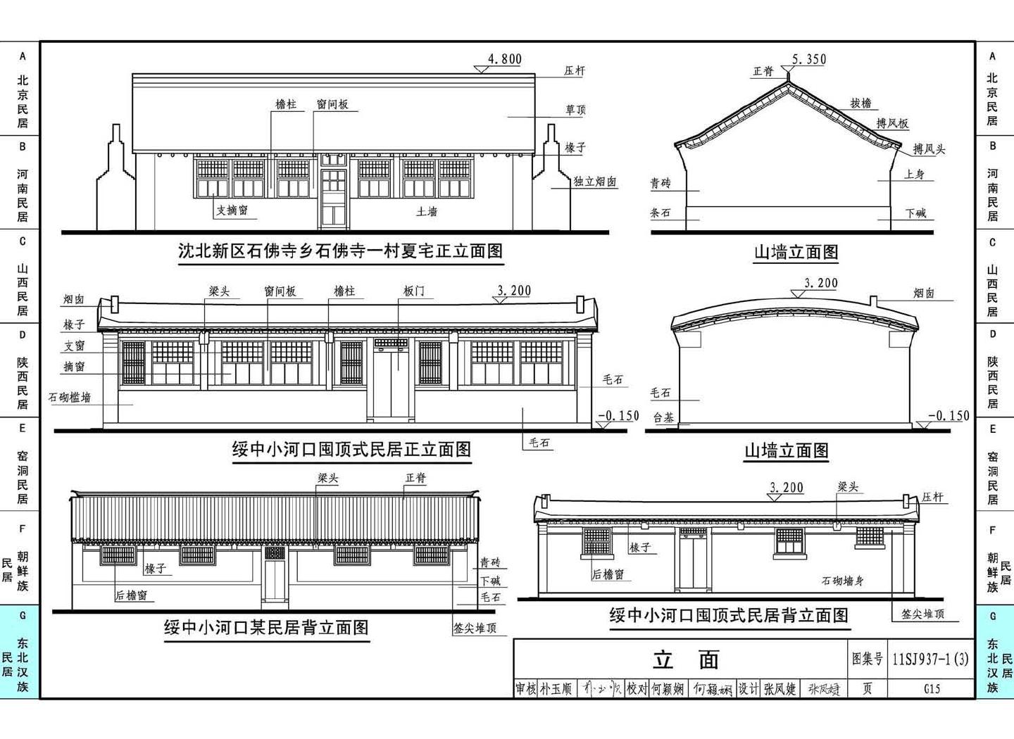 11SJ937-1（3）--不同地域特色传统村镇住宅图集（下）