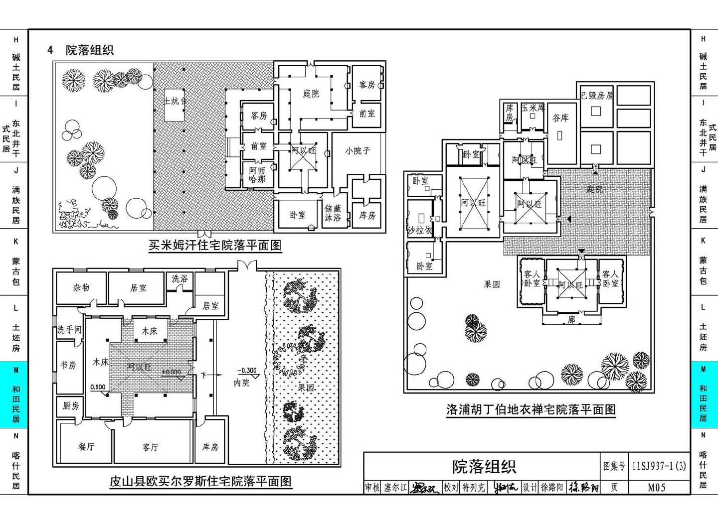 11SJ937-1（3）--不同地域特色传统村镇住宅图集（下）