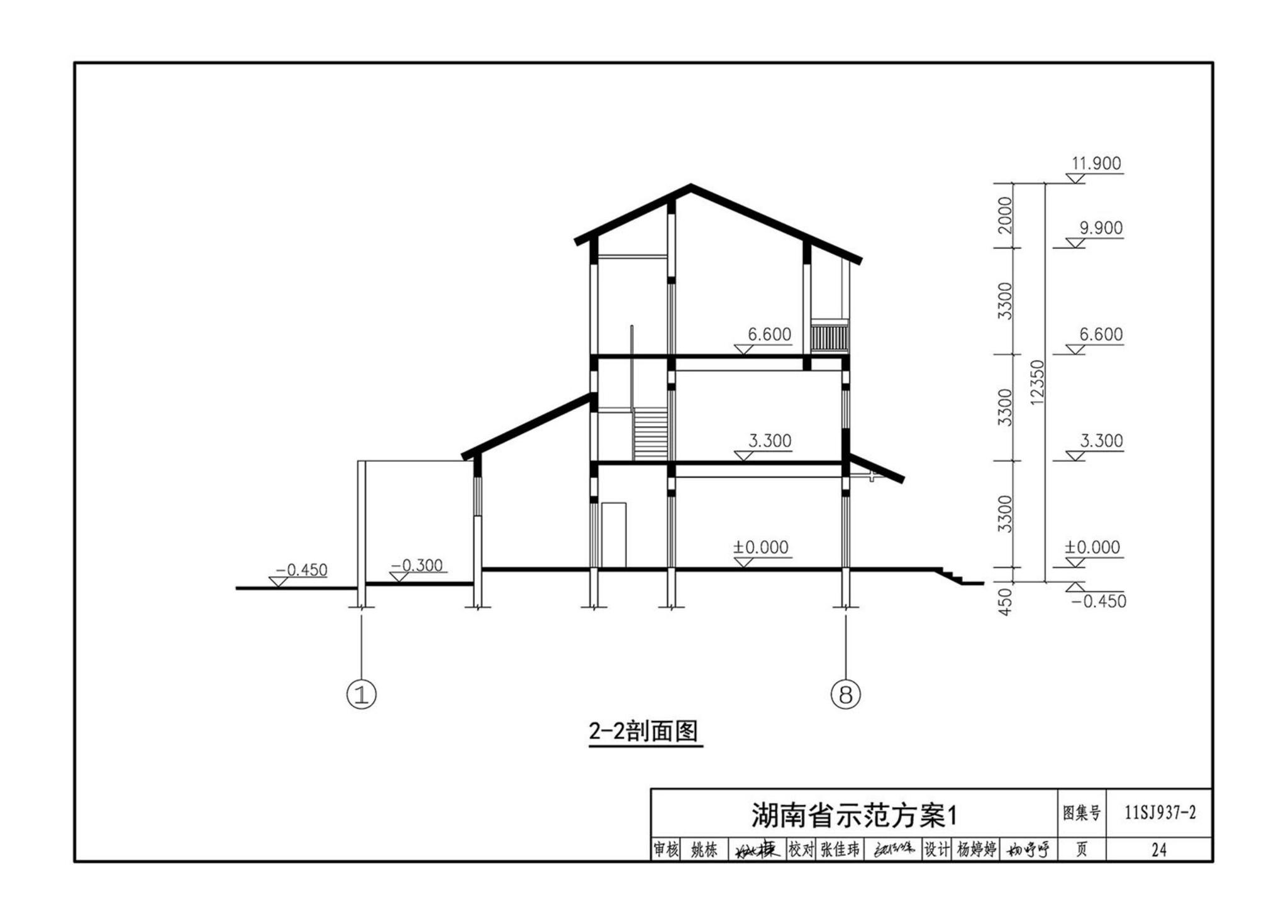 11SJ937-2--不同地域特色村镇住宅通用图集