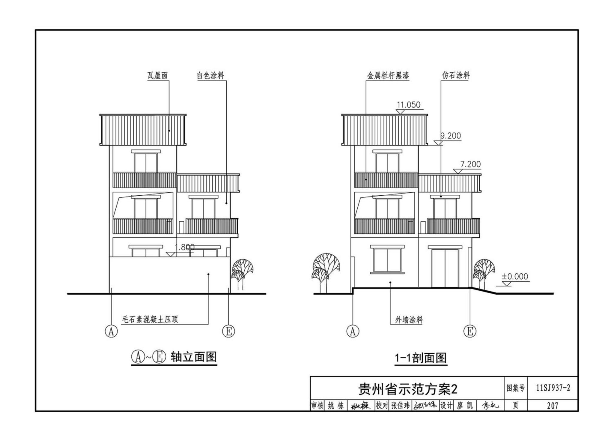 11SJ937-2--不同地域特色村镇住宅通用图集