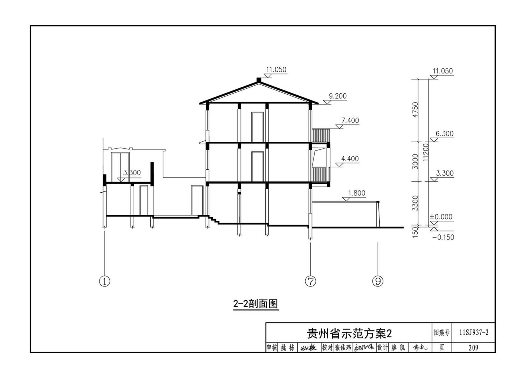 11SJ937-2--不同地域特色村镇住宅通用图集