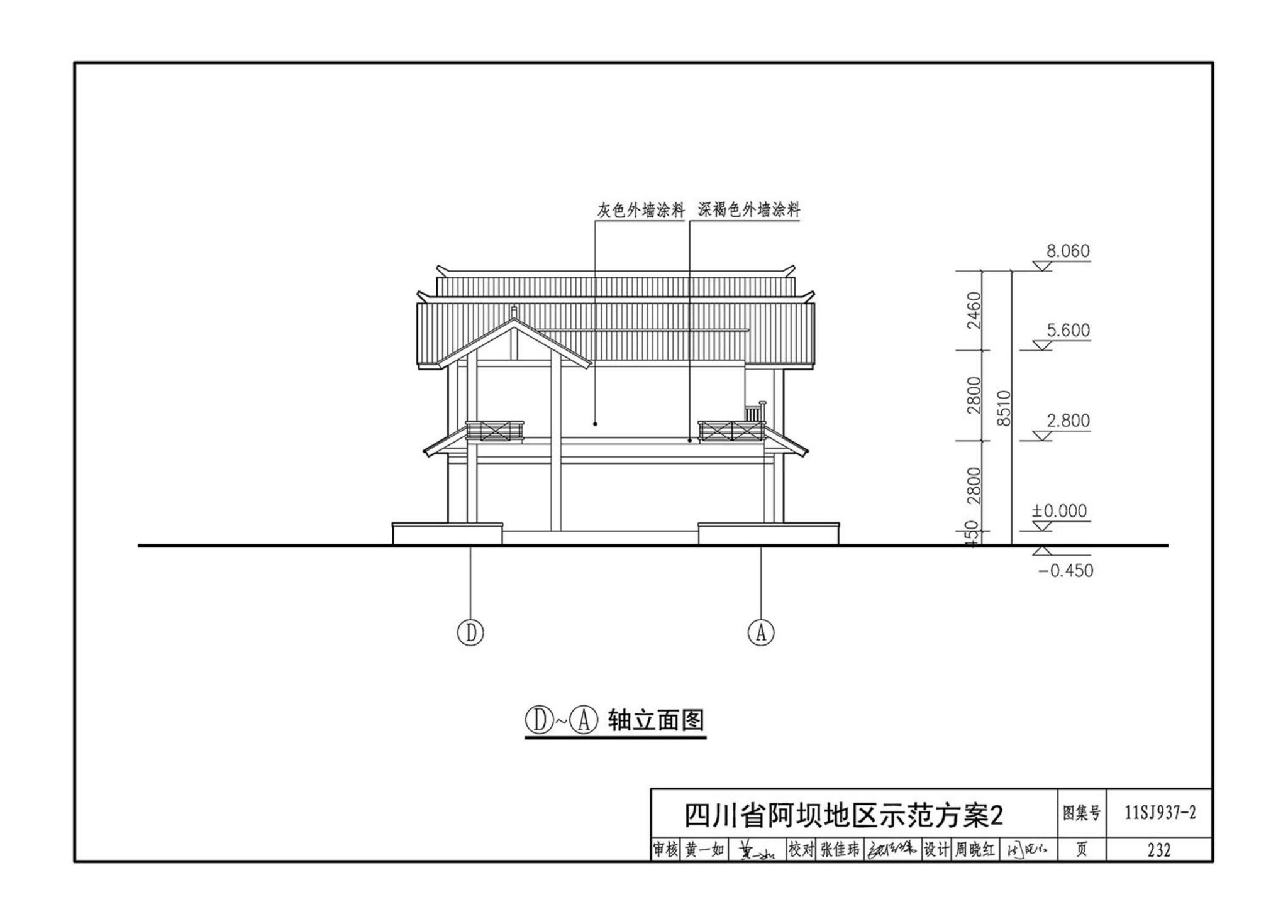 11SJ937-2--不同地域特色村镇住宅通用图集