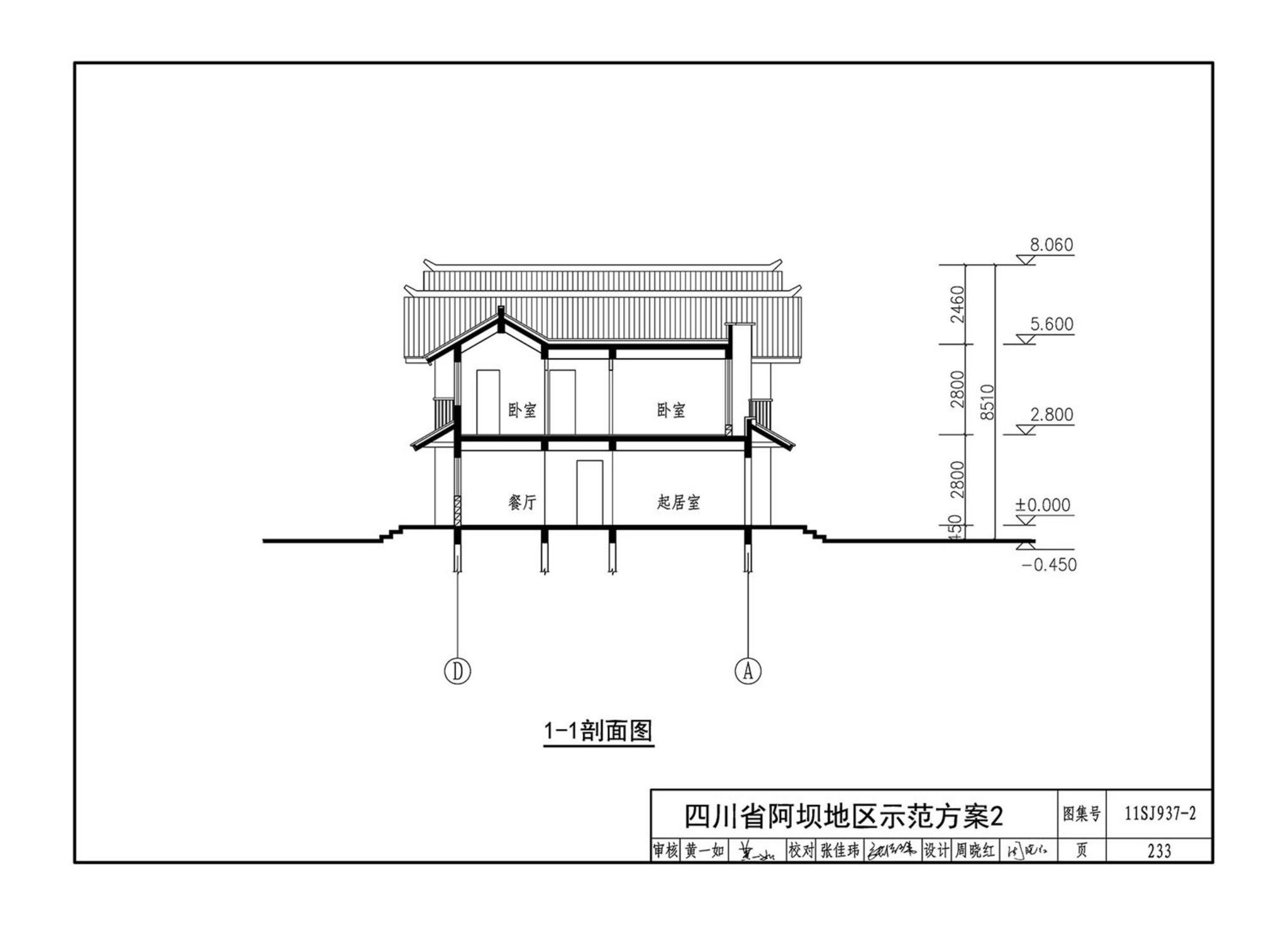 11SJ937-2--不同地域特色村镇住宅通用图集