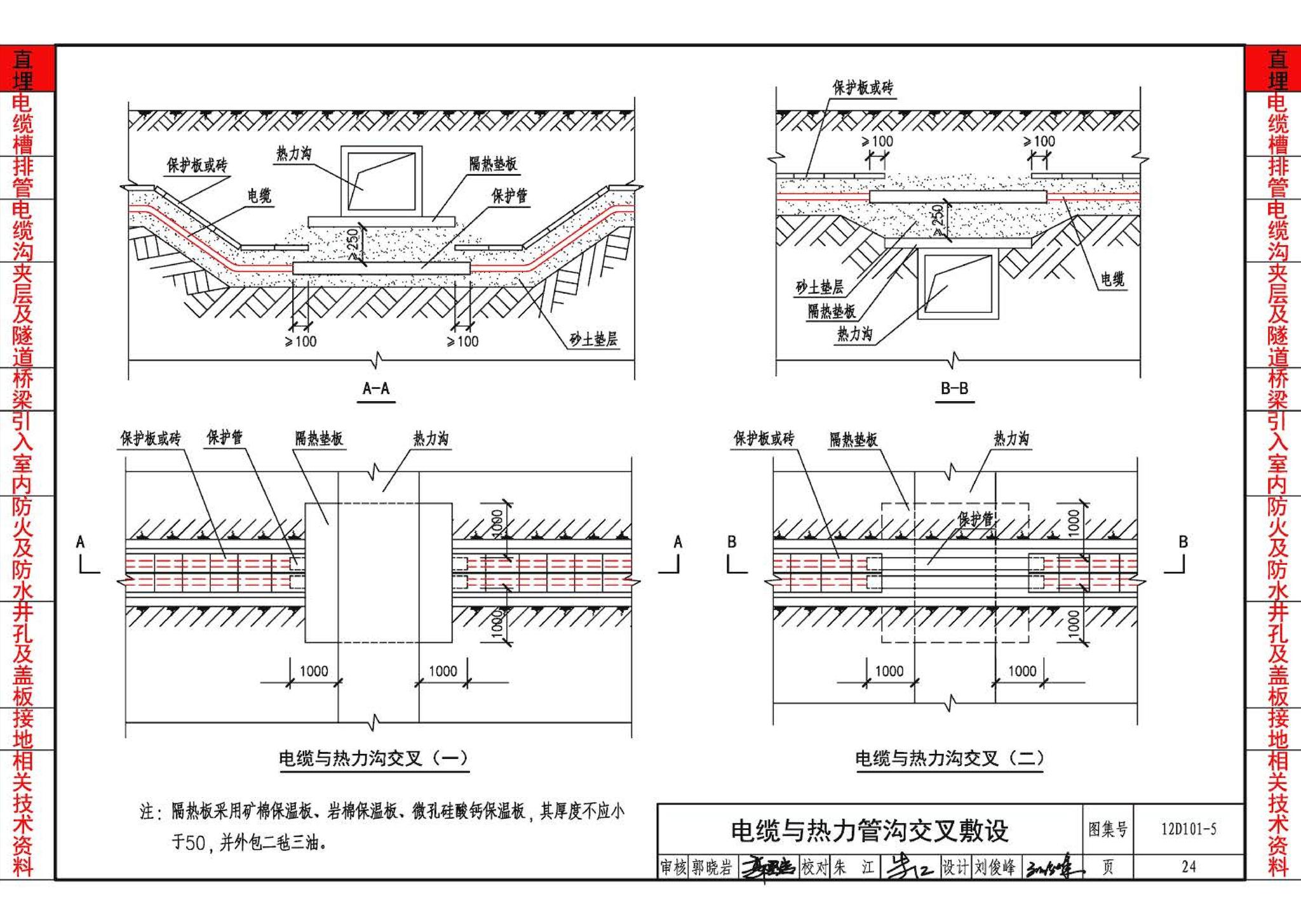 12D101-5--110kV及以下电缆敷设