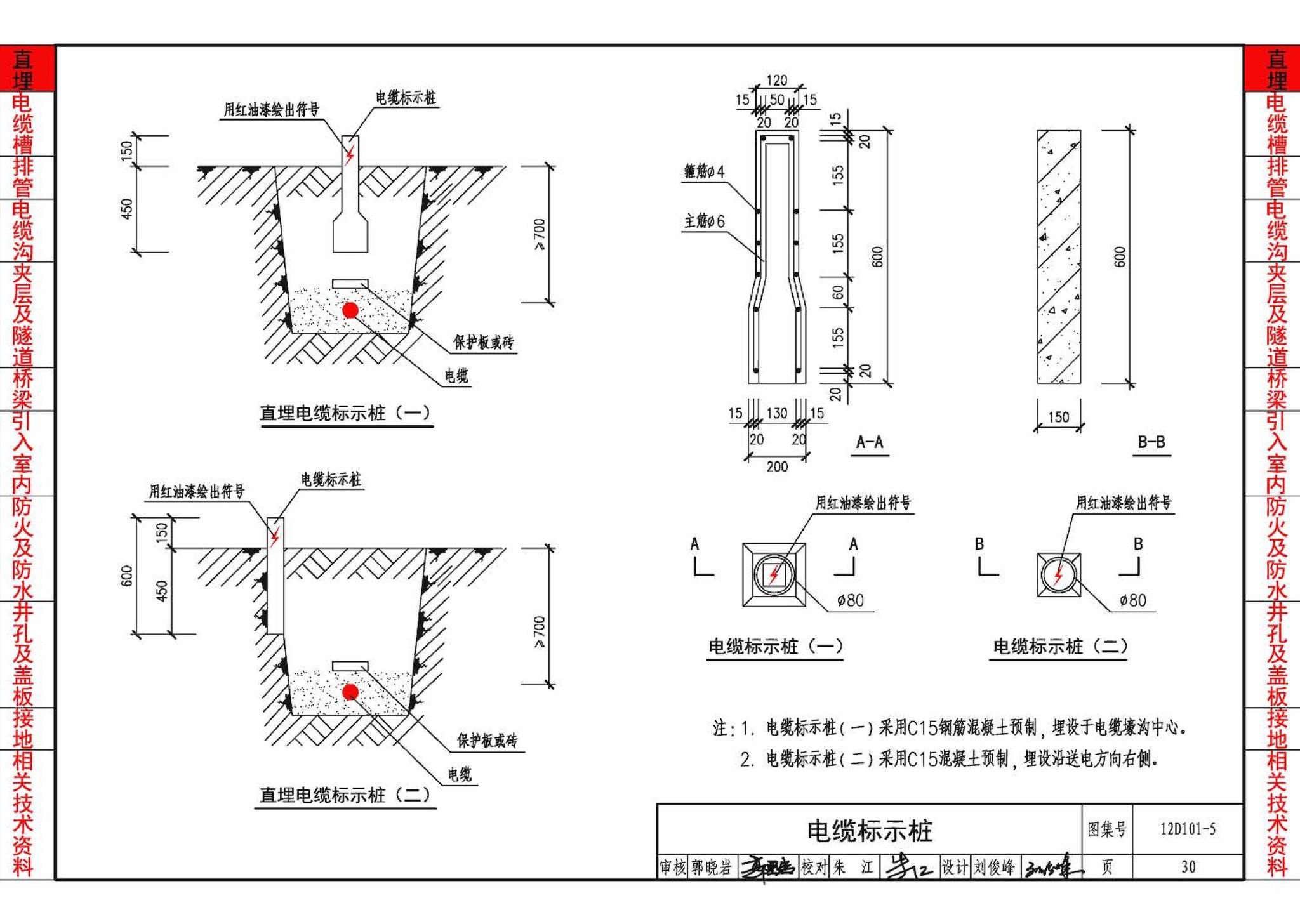 12D101-5--110kV及以下电缆敷设