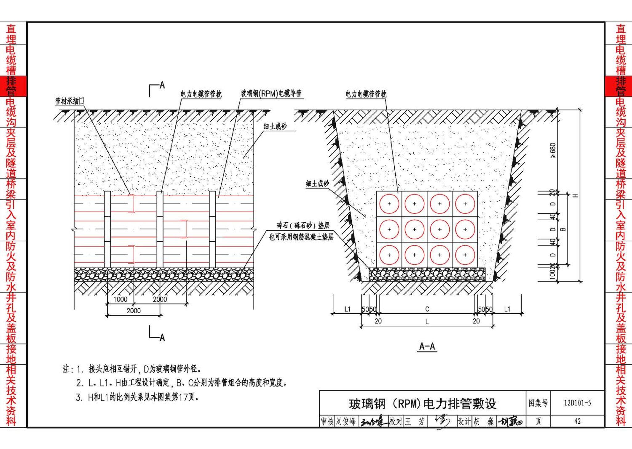 12D101-5--110kV及以下电缆敷设